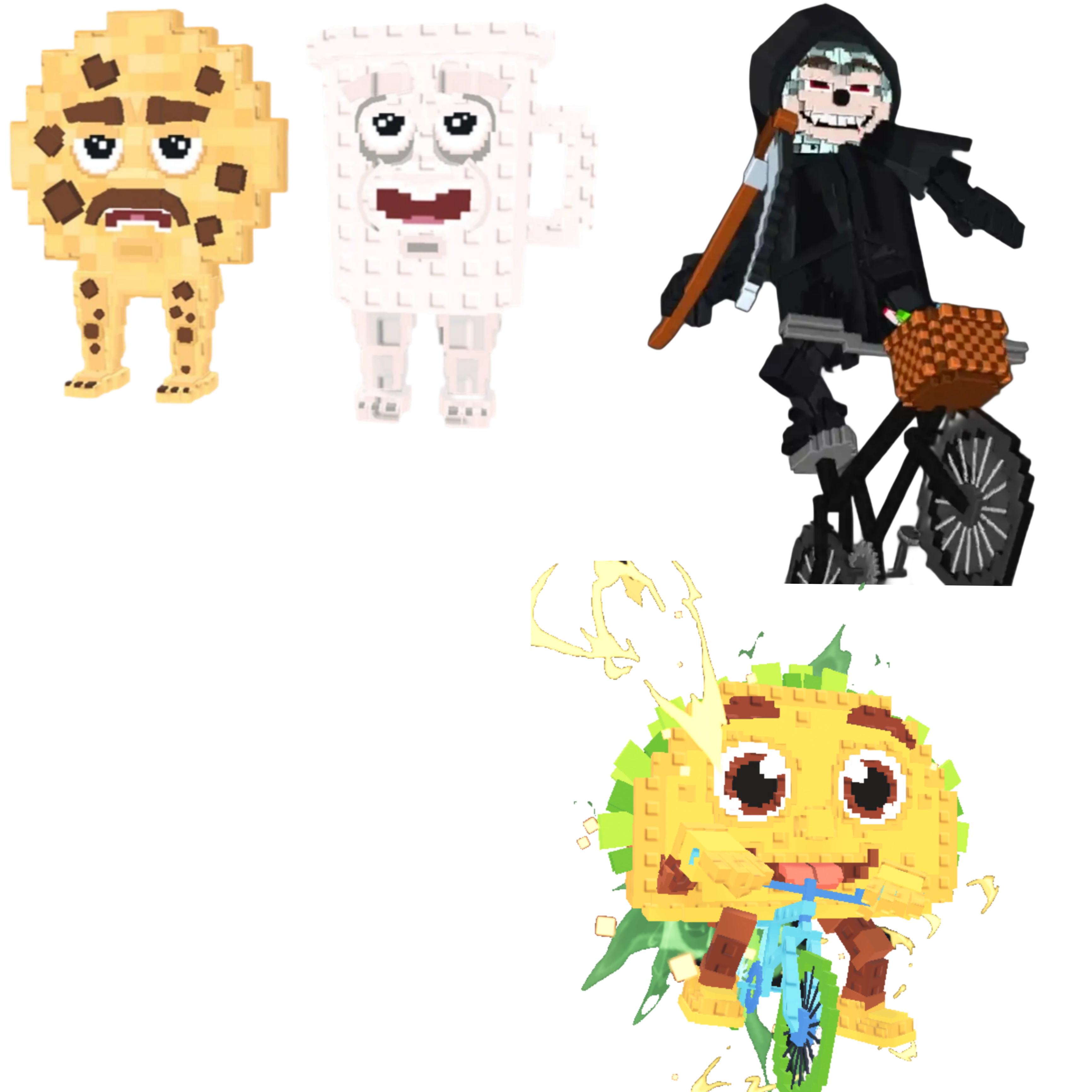 [BUNDLE] - 🥗 1x Cooki and Milki 🥗 1x Mieteteira Bicicleteira 🥗 1x Tacorita Bicicleta