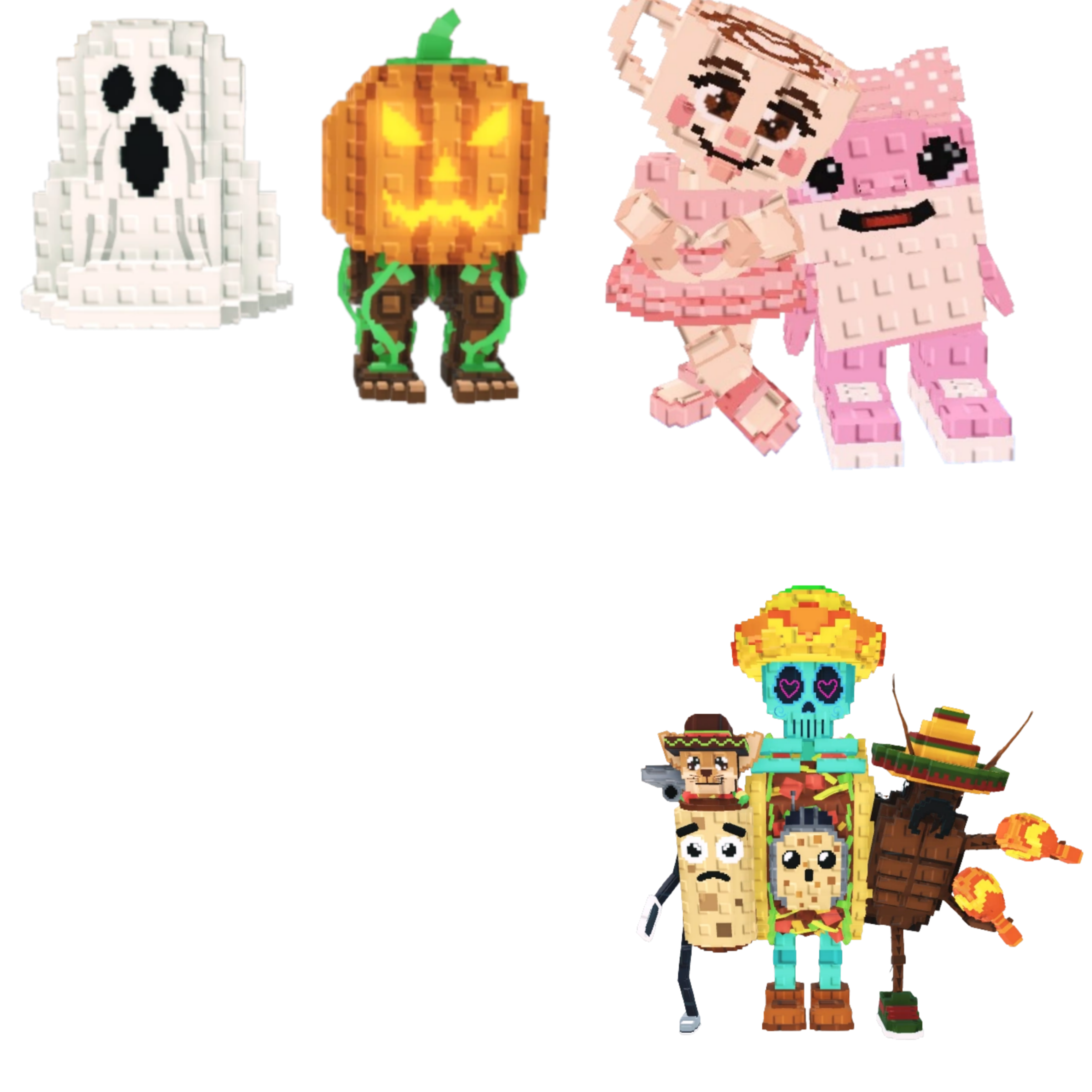 [BUNDLE] - 🙉 1x Spooky and Pumpky 🙉 1x La Taco Combinasion 🙉 1x Las Sis