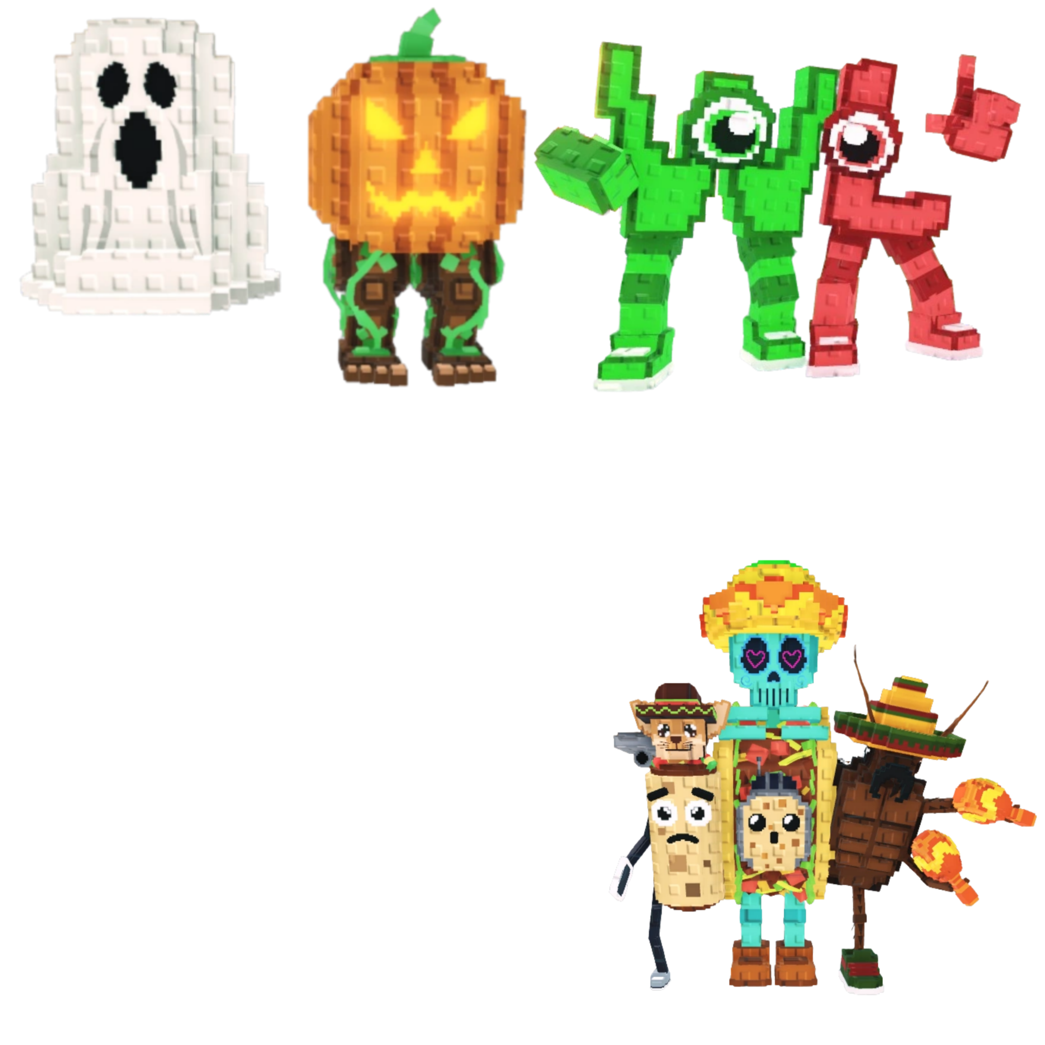 [BUNDLE] - 🧠 1x Spooky and Pumpky 🧠 1x W or L (WorL) 🧠 1x La Taco Combinasion