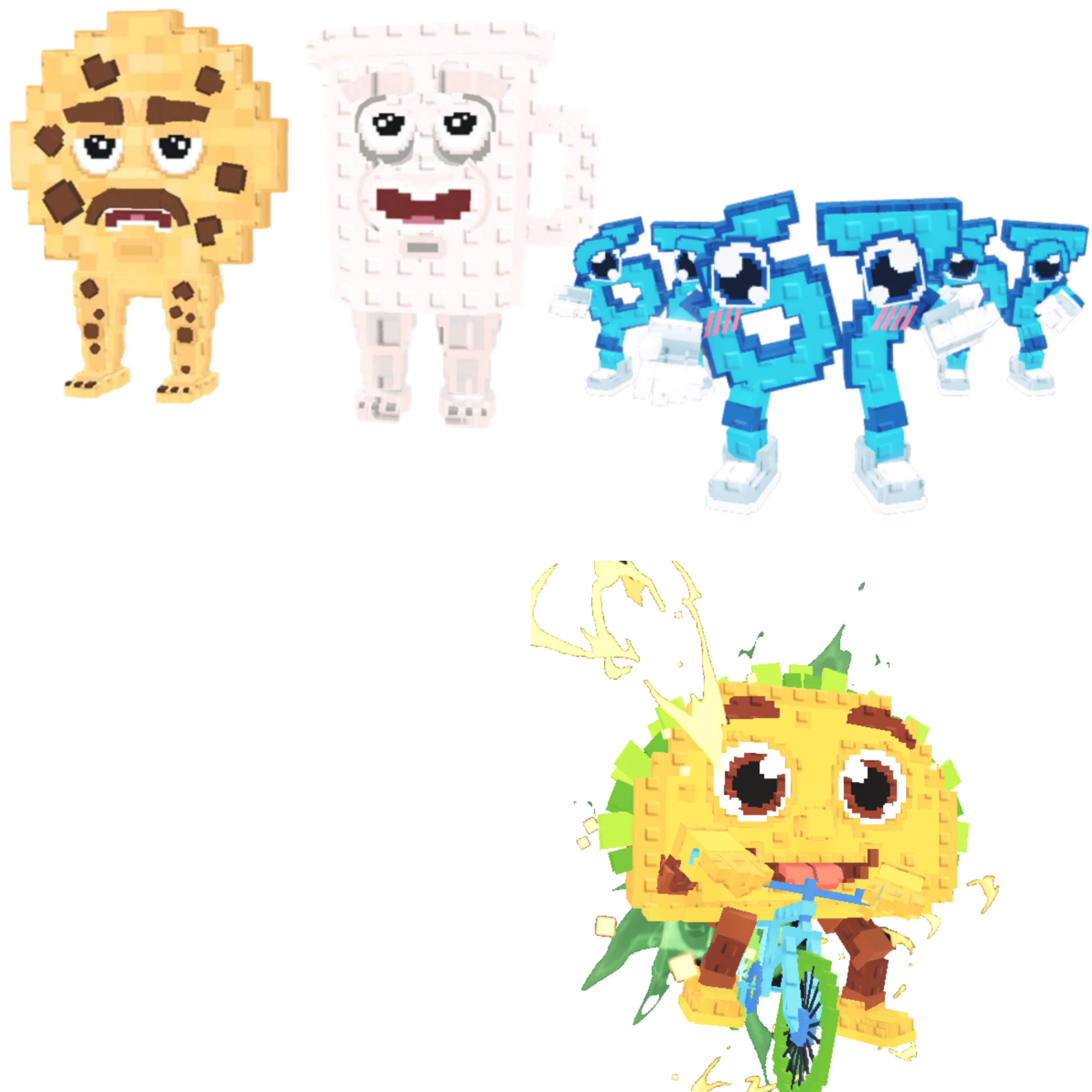 [BUNDLE] - 🍙 1x Cooki and Milki 🍙 1x Los 67 (Six Seven) 🍙 1x Tacorita Bicicleta