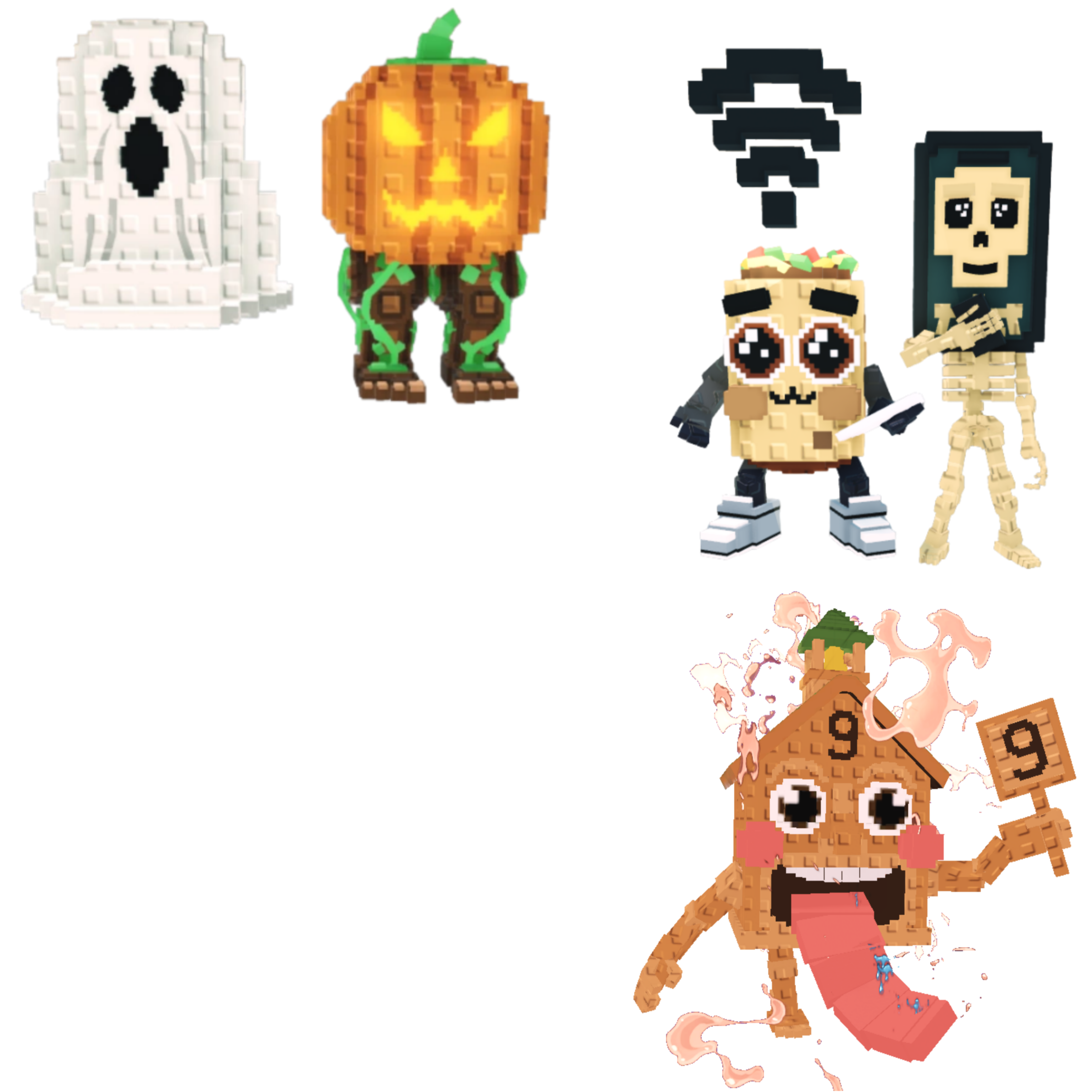 [BUNDLE] - 🦝 1x Spooky and Pumpky 🦝 1x Los Mobilis 🦝 1x Esok Sekolah