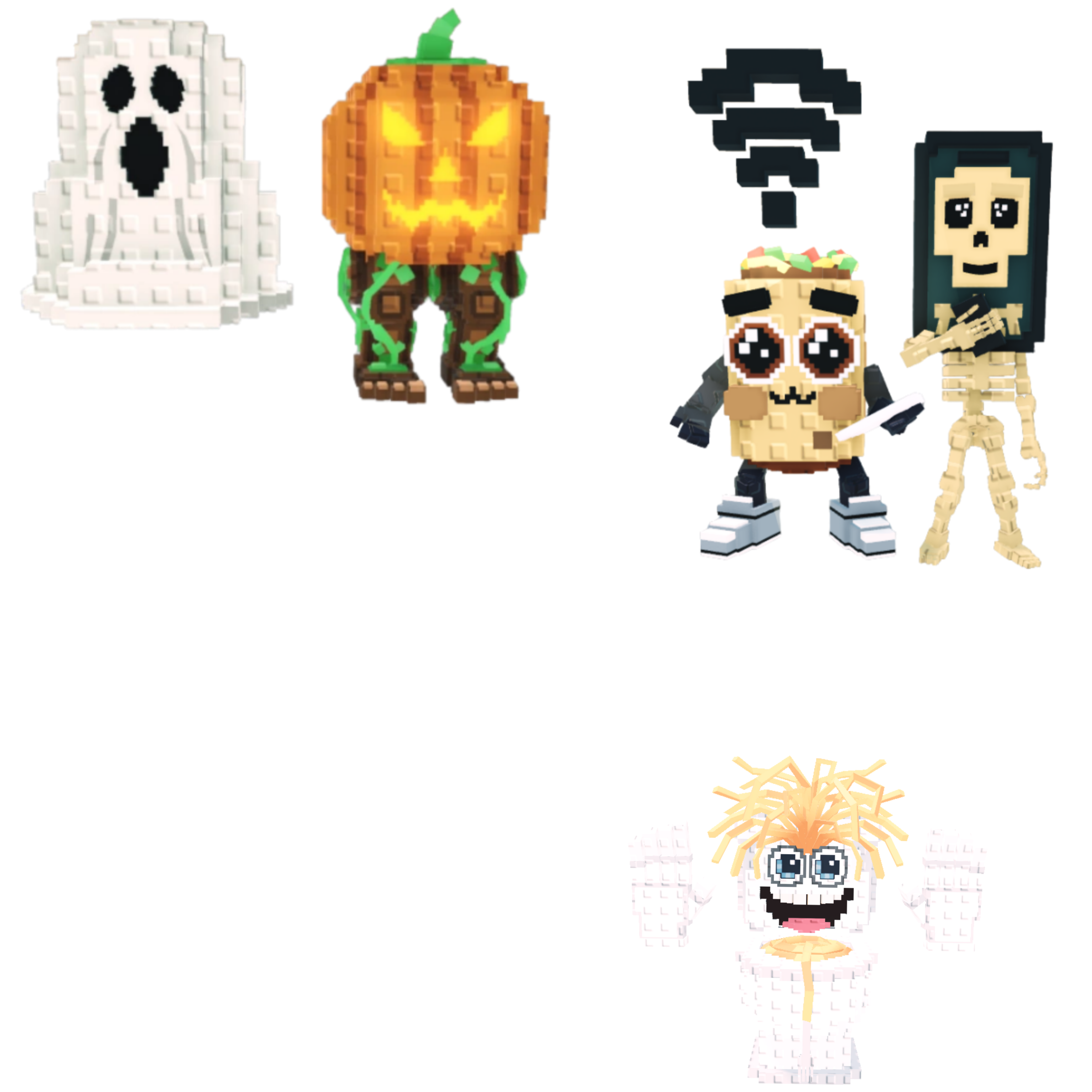 [BUNDLE] - 🐱 1x Spooky and Pumpky🐱 1x Spaghetti Tualetti 🐱 1x Los Mobilis