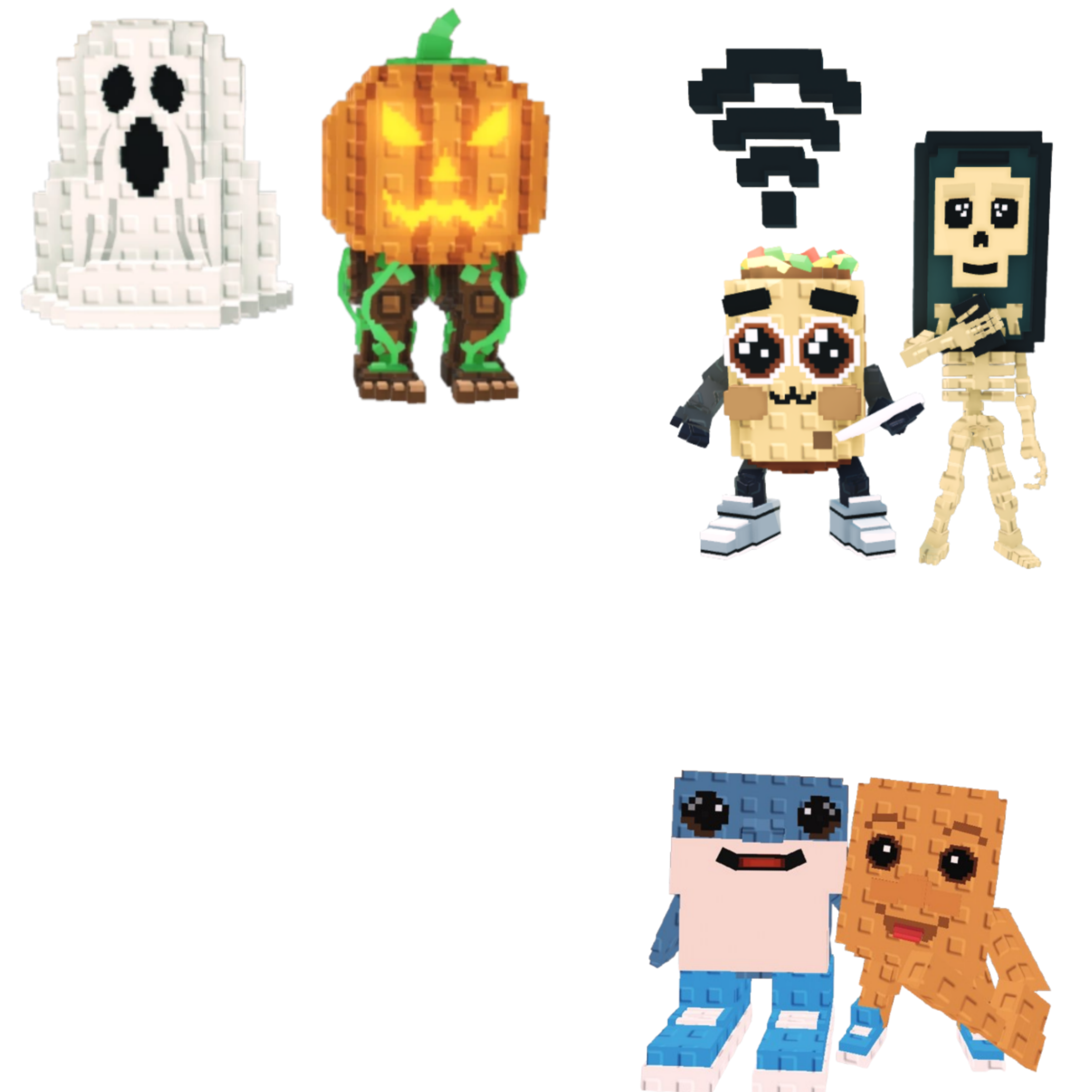 [BUNDLE] - 🐈 1x Spooky and Pumpky 🐈 1x Los Bros 🐈 1x Los Mobilis