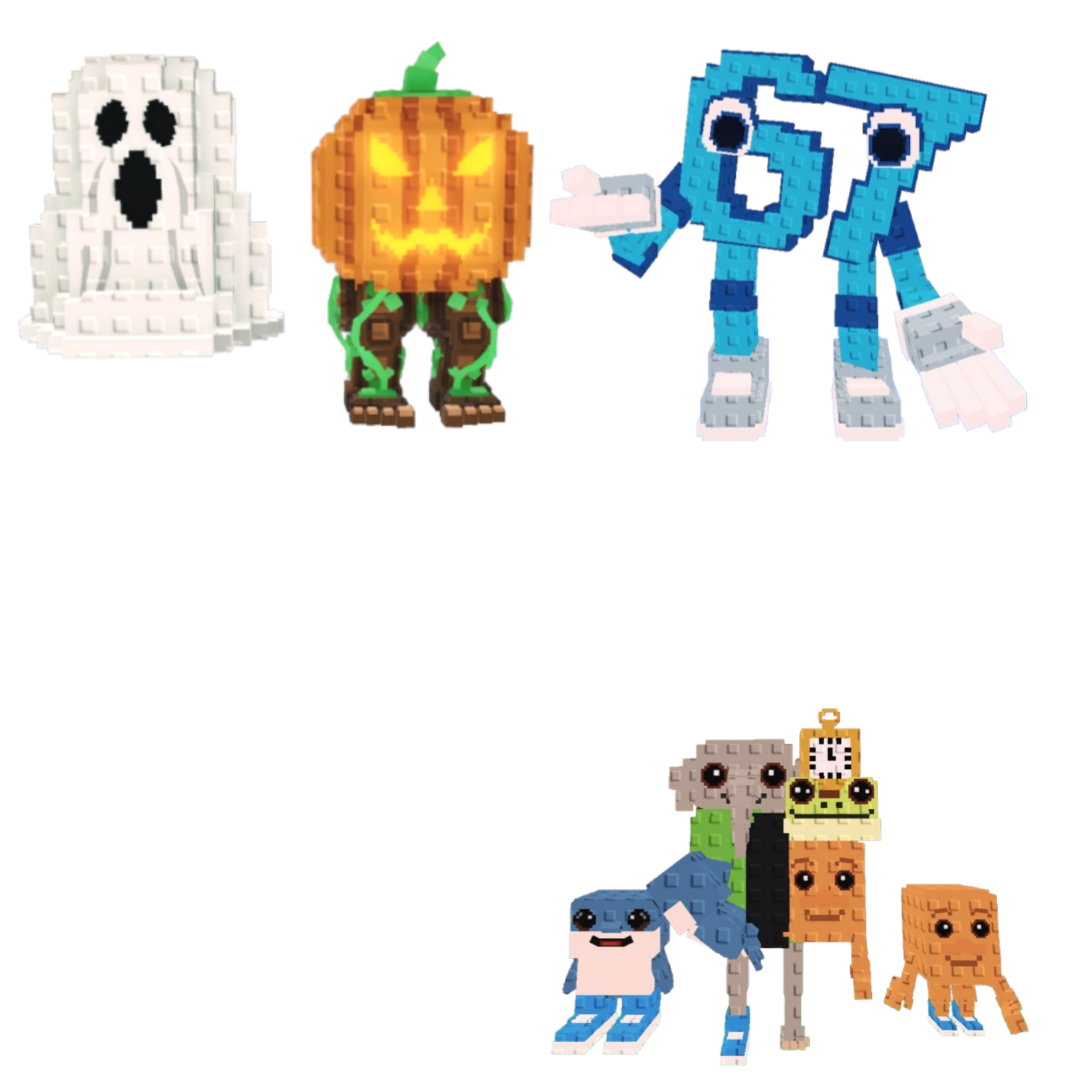 [BUNDLE] - 🐯 1x Spooky and Pumpky 🐯 1x 67 (Six Seven) 🐯 1x Los Combinasionas