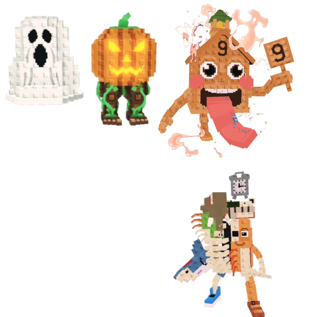 [BUNDLE] - 🐂 1x Spooky and Pumpky 🐂 1x La Extinct Grande 🐂 1x Esok Sekolah