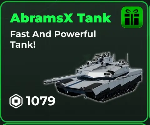 ✧・゚:*✧ Roblox War Tycoon | GIFT AbramsX Tank Gamepass ✧・゚:*✧ Steal it Now ✧・゚:*✧