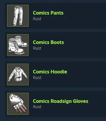 ✧・゚:*✧ Rust: Comics Set (4 Items) ✧・゚:*✧ Heartbreak Sale ✧・゚:*✧