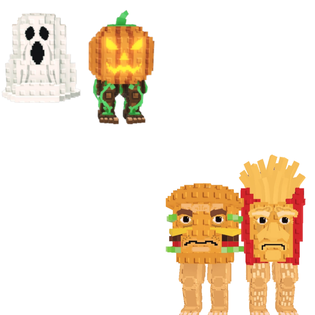 [BUNDLE] - 🍛 1x Spooky And Pumpky 🍛 1x Burguro And Fryuro