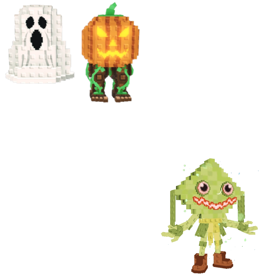 [BUNDLE] - 🍣 1x Spooky And Pumpky 🍣 1x Ketupat Kepat