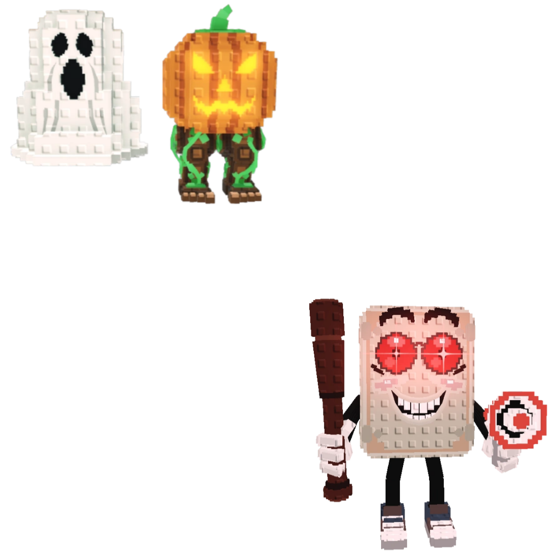 [BUNDLE] - 🍤 1x Spooky And Pumpky 🍤 1x Tang Tang Keletang