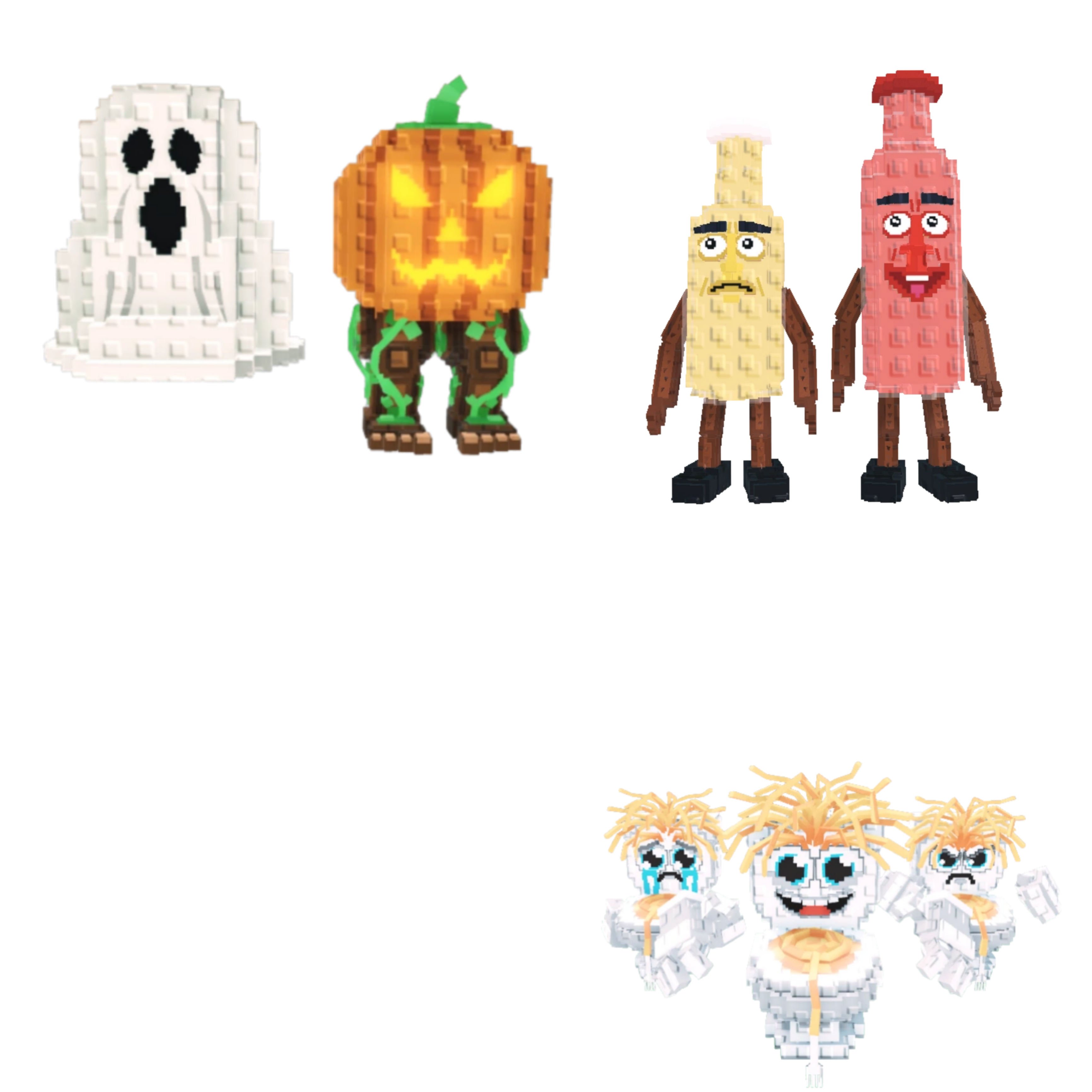 [BUNDLE] - 🐀 1x Spooky and Pumpky 🐀 1x Los Spaghettis 🐀 1x Ketchuru and Musturu