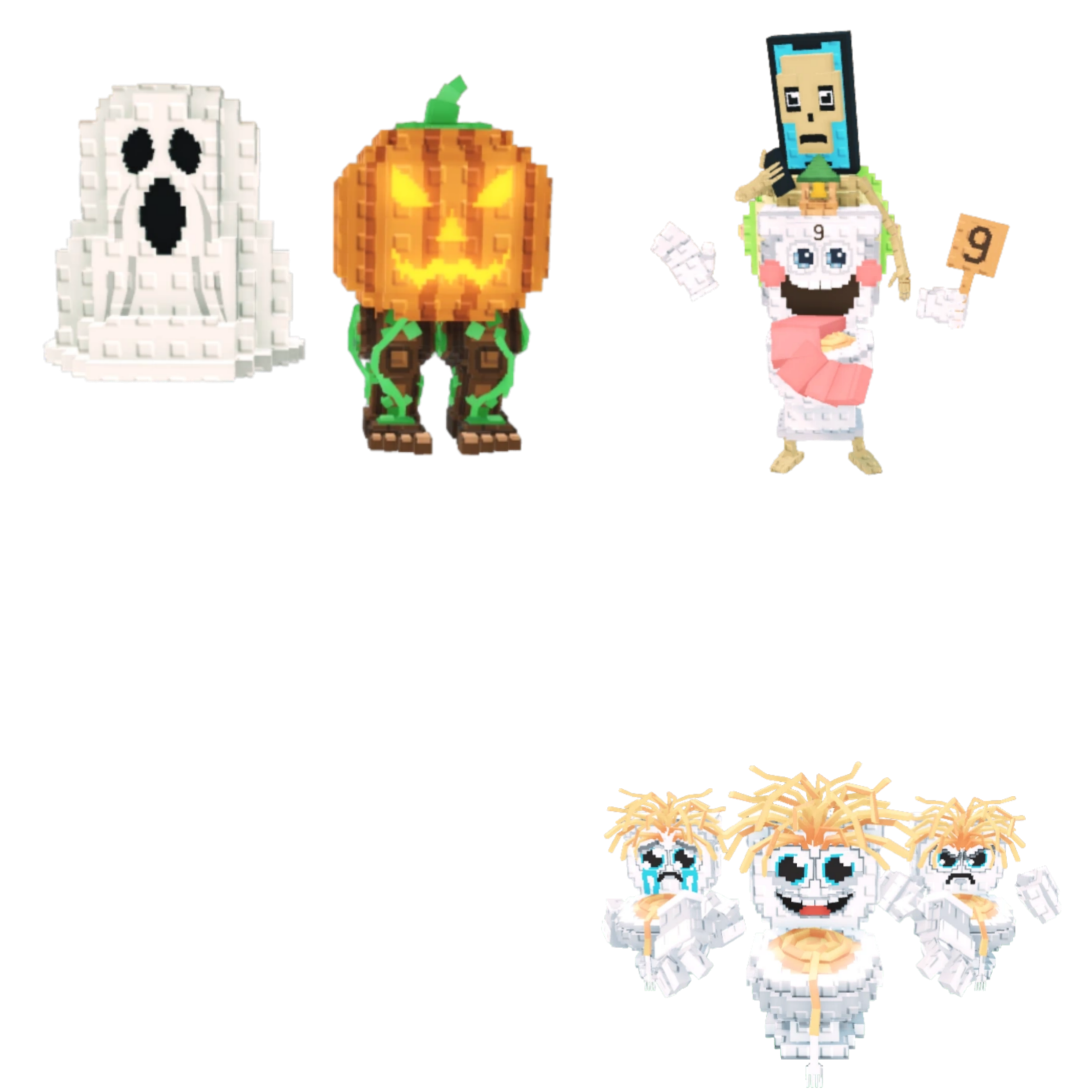 [BUNDLE] - 🐹 1x Spooky and Pumpky 🐹 1x La Secret Combinasion 🐹 1x Los Spaghettis
