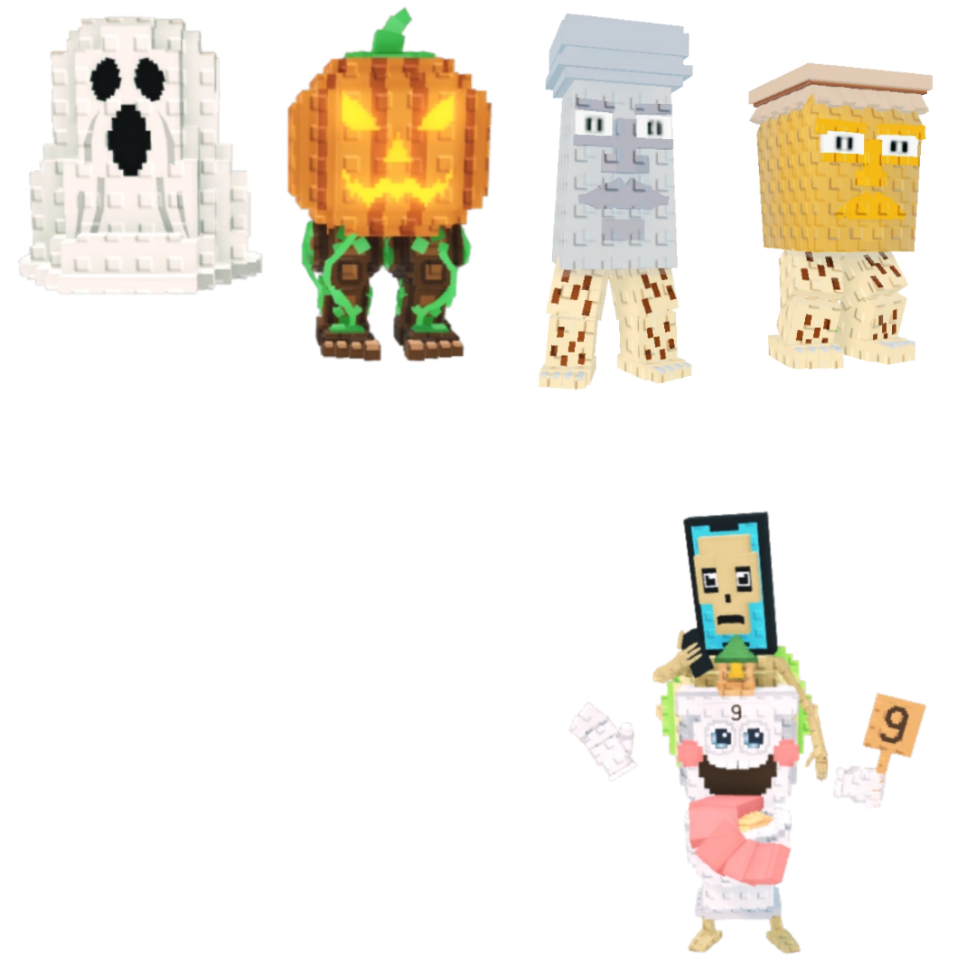 [BUNDLE] - 🍦 1x Spooky And Pumpky 🍦 1x Garama And Madundung 🍦 1x La Secret Combinasion