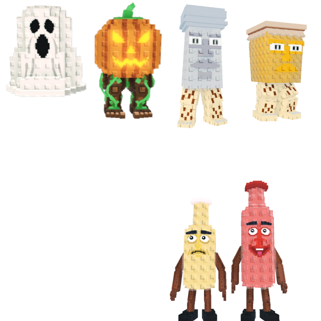 [BUNDLE] - 🍧 1x Spooky And Pumpky 🍧 1x Garama And Madundung 🍧 1x Ketchuru And Musturu