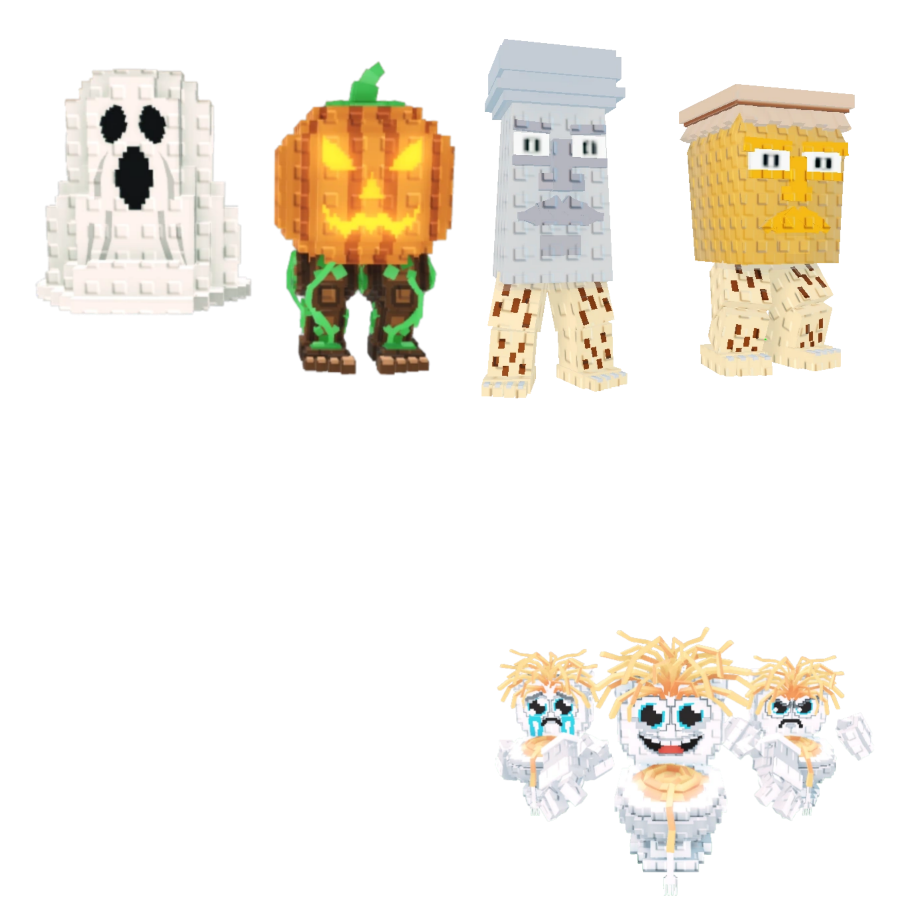 [BUNDLE] - 🐇 1x Spooky and Pumpky 🐇 1x Garama and Madundung 🐇 1x Los Spaghettis