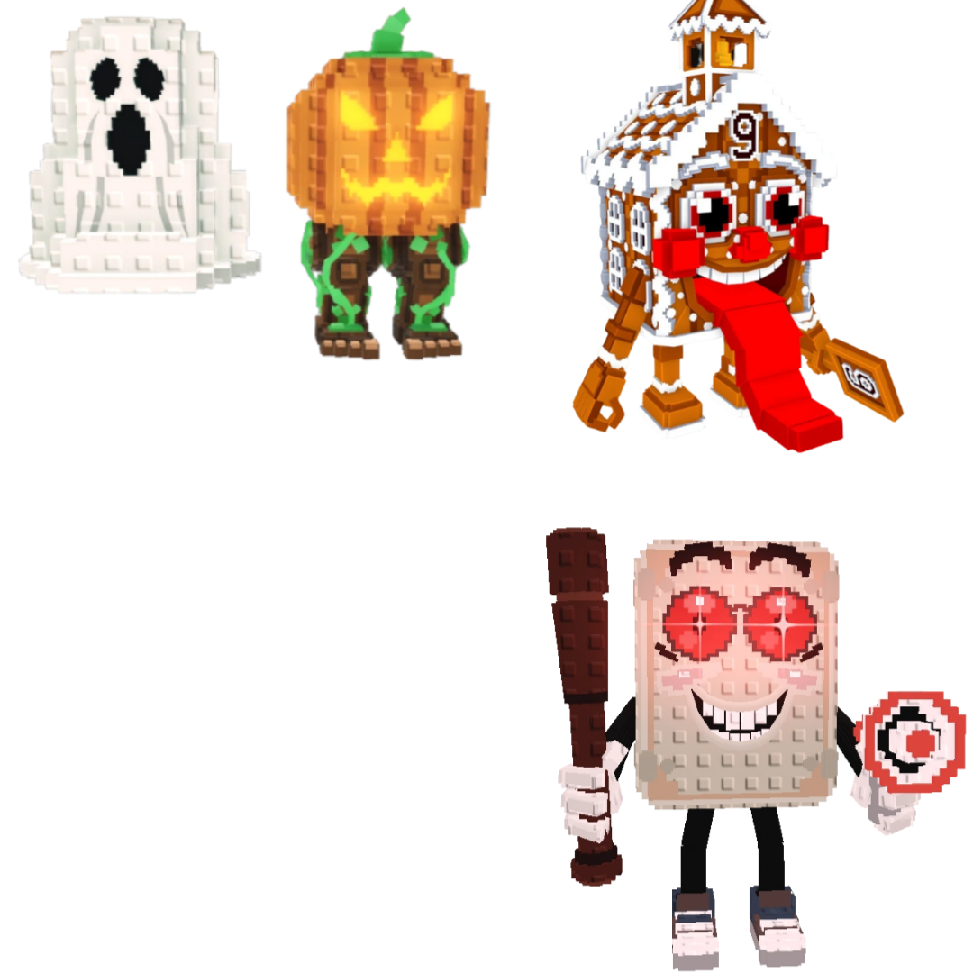 [BUNDLE] - 🥧 1x Spooky And Pumpky 🥧 1x La Ginger Sekolah 🥧 1x Tang Tang Keletang