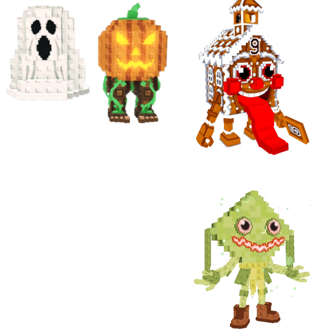 [BUNDLE] - 🍫 1x Spooky And Pumpky 🍫 1x La Ginger Sekolah  🍫 1x Ketupat Kepat