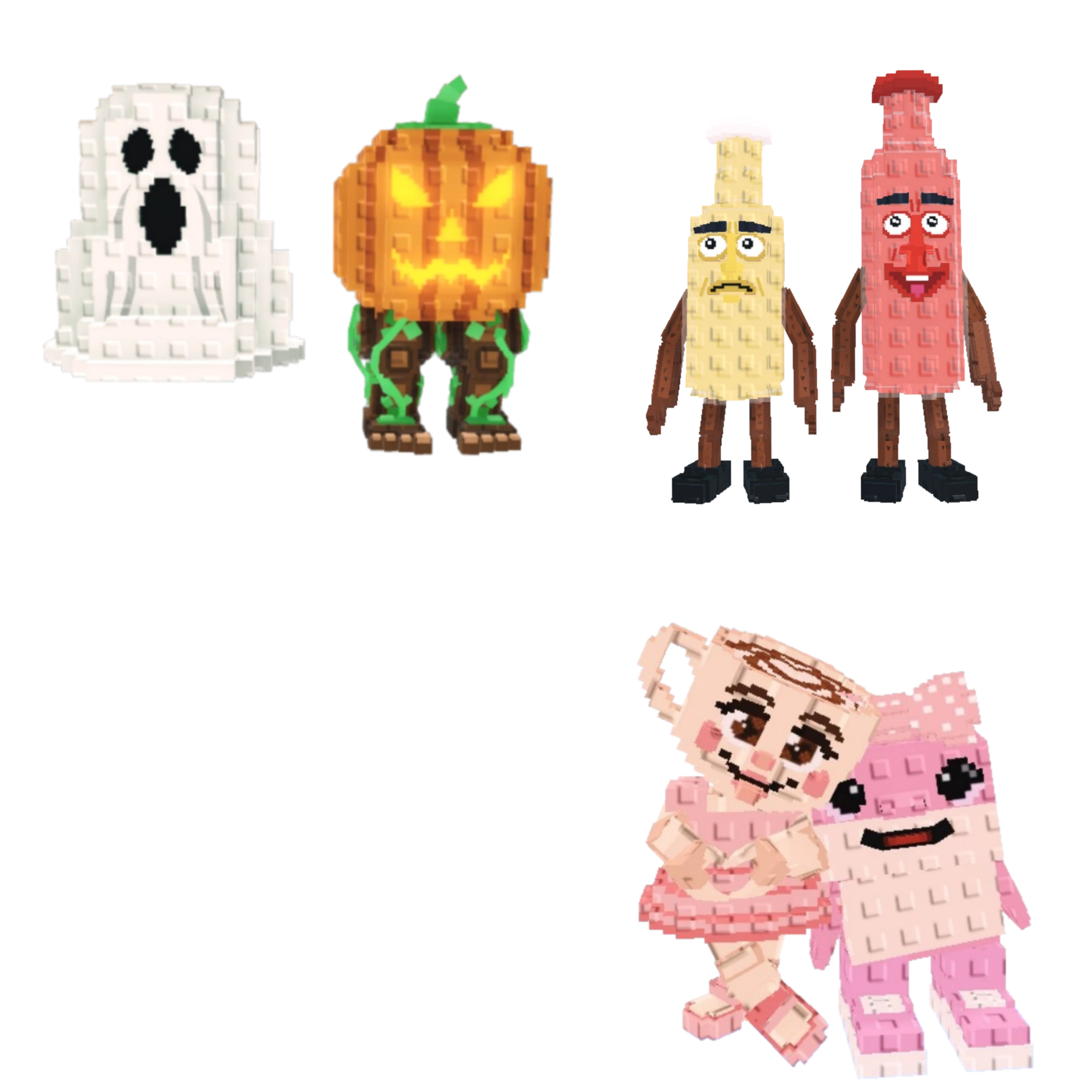 [BUNDLE] - 🦥 1x Spooky and Pumpky 🦥 1x Ketchuru and Musturu 🦥 1x Las Sis