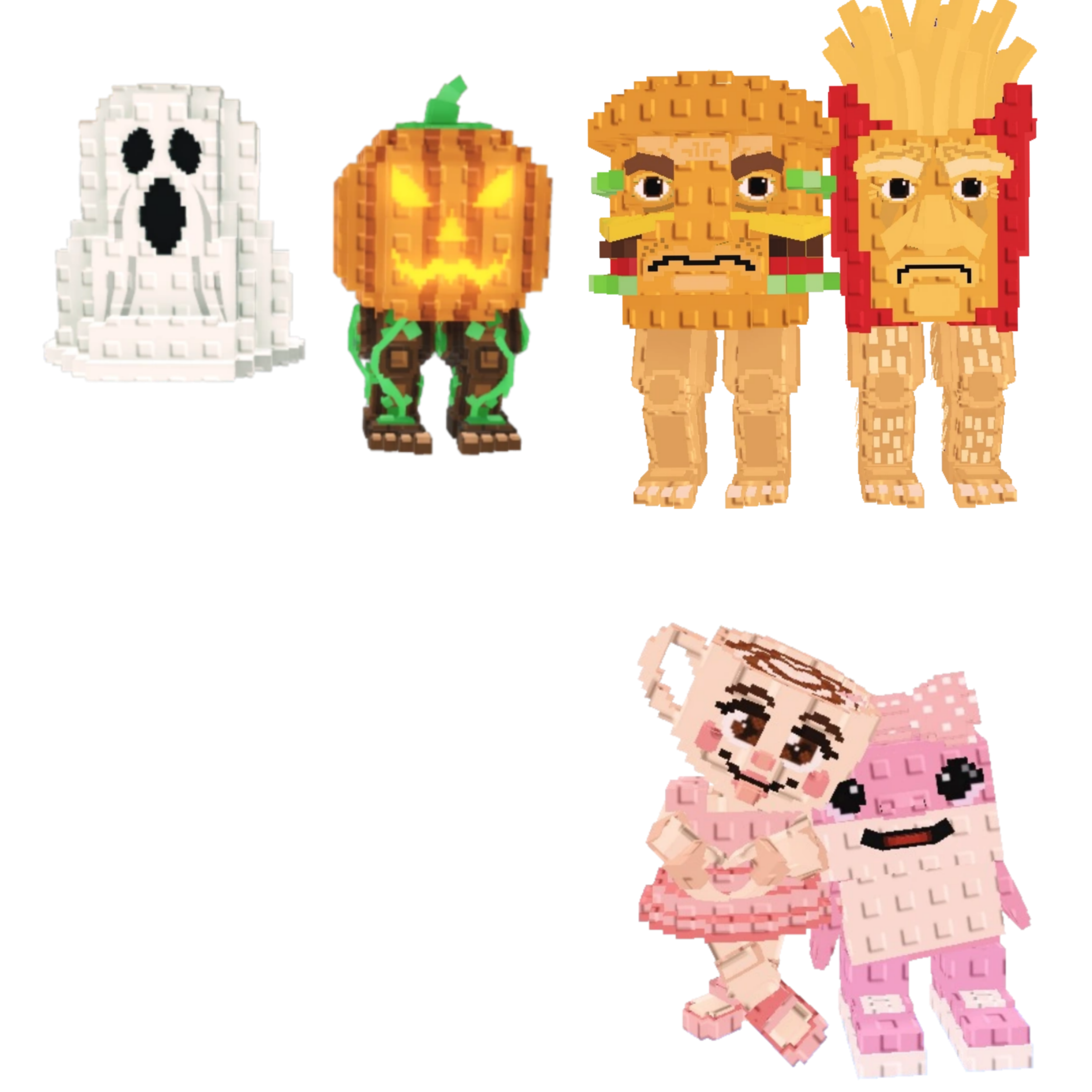 [BUNDLE] - 🦦 1x Spooky and Pumpky 🦦 1x Burguro And Fryuro 🦦 1x Las Sis