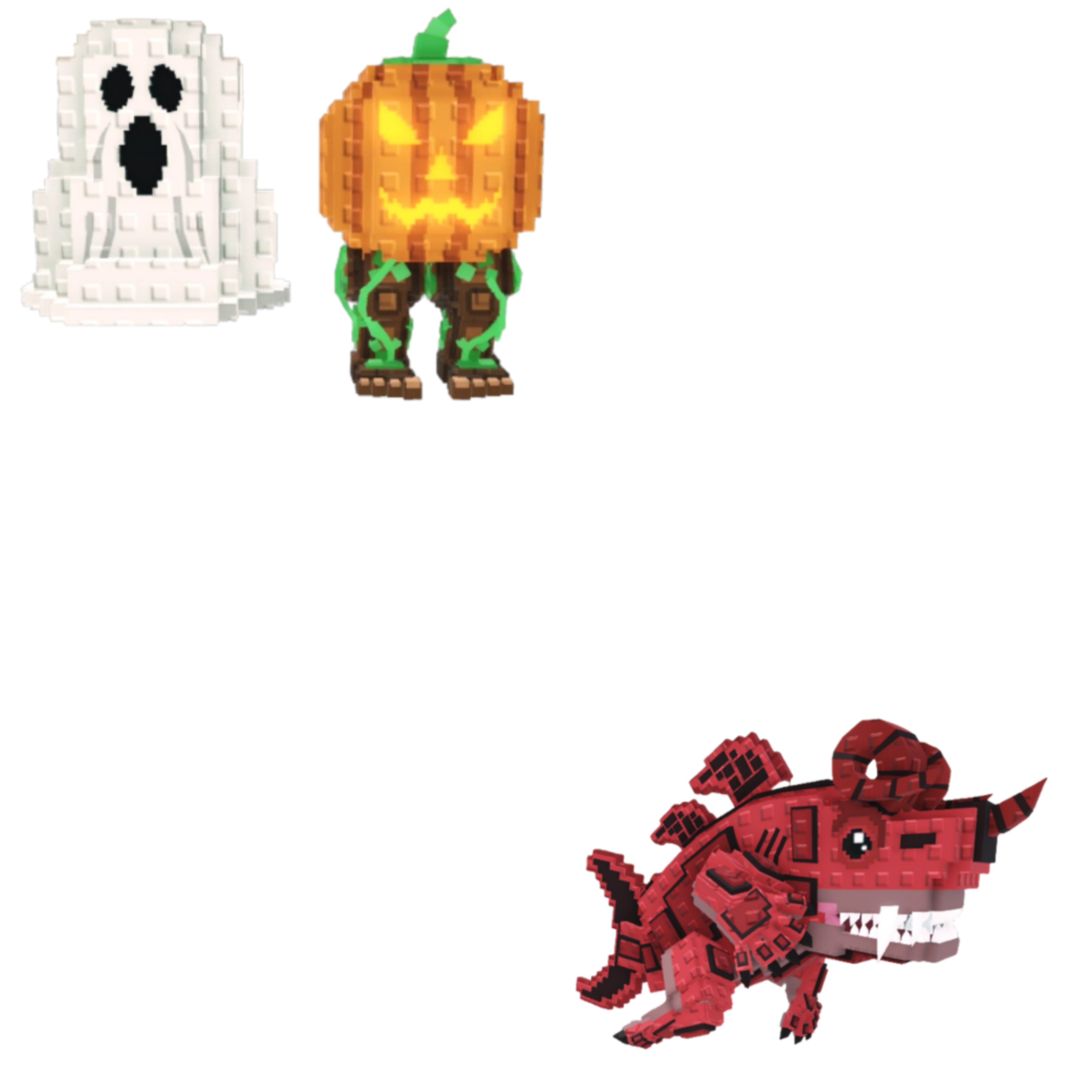 [BUNDLE] - 🍮 1x Spooky And Pumpky 🍮 1x Eviledon