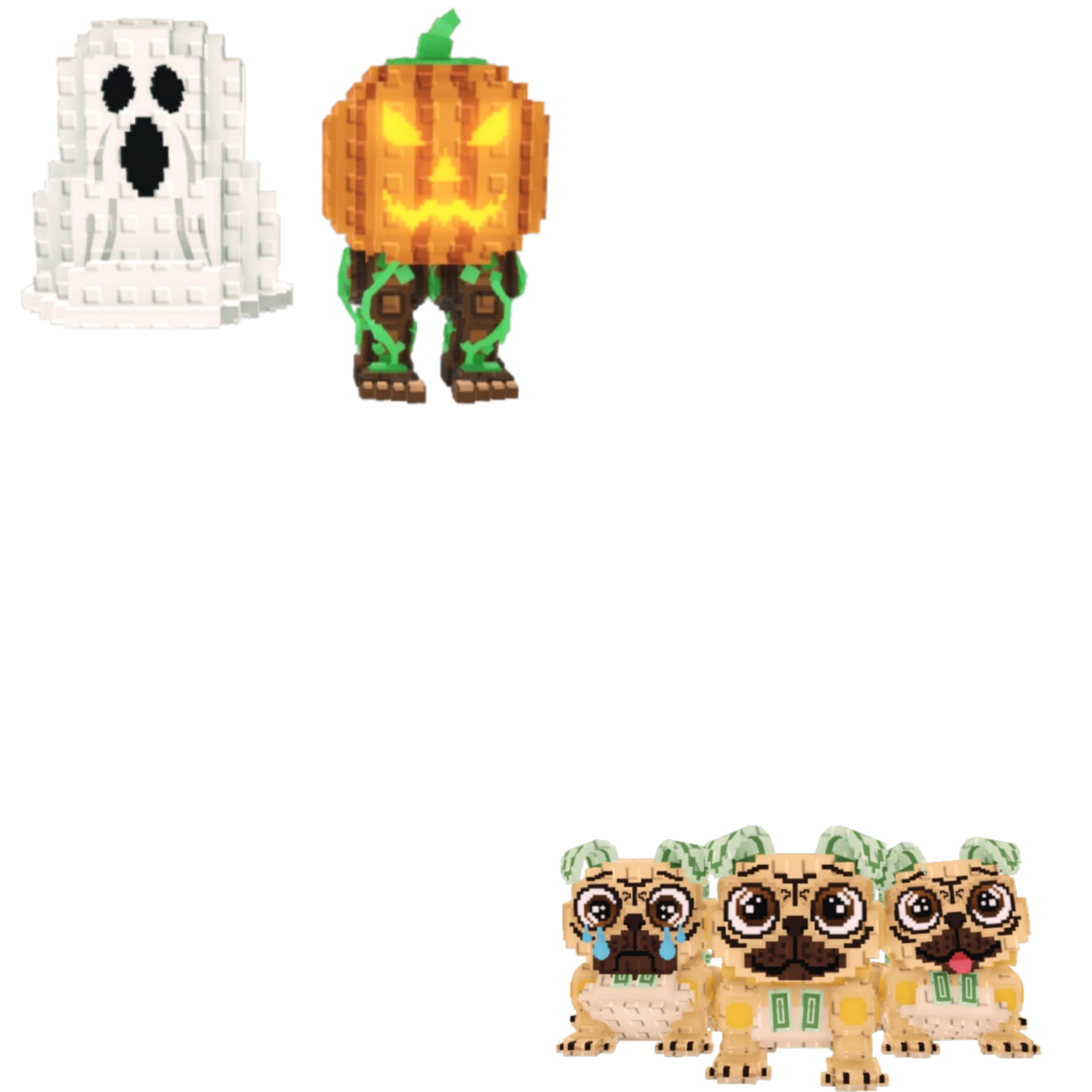 [BUNDLE] - 🍯 1x Spooky And Pumpky 🍯 1x Los Puggies