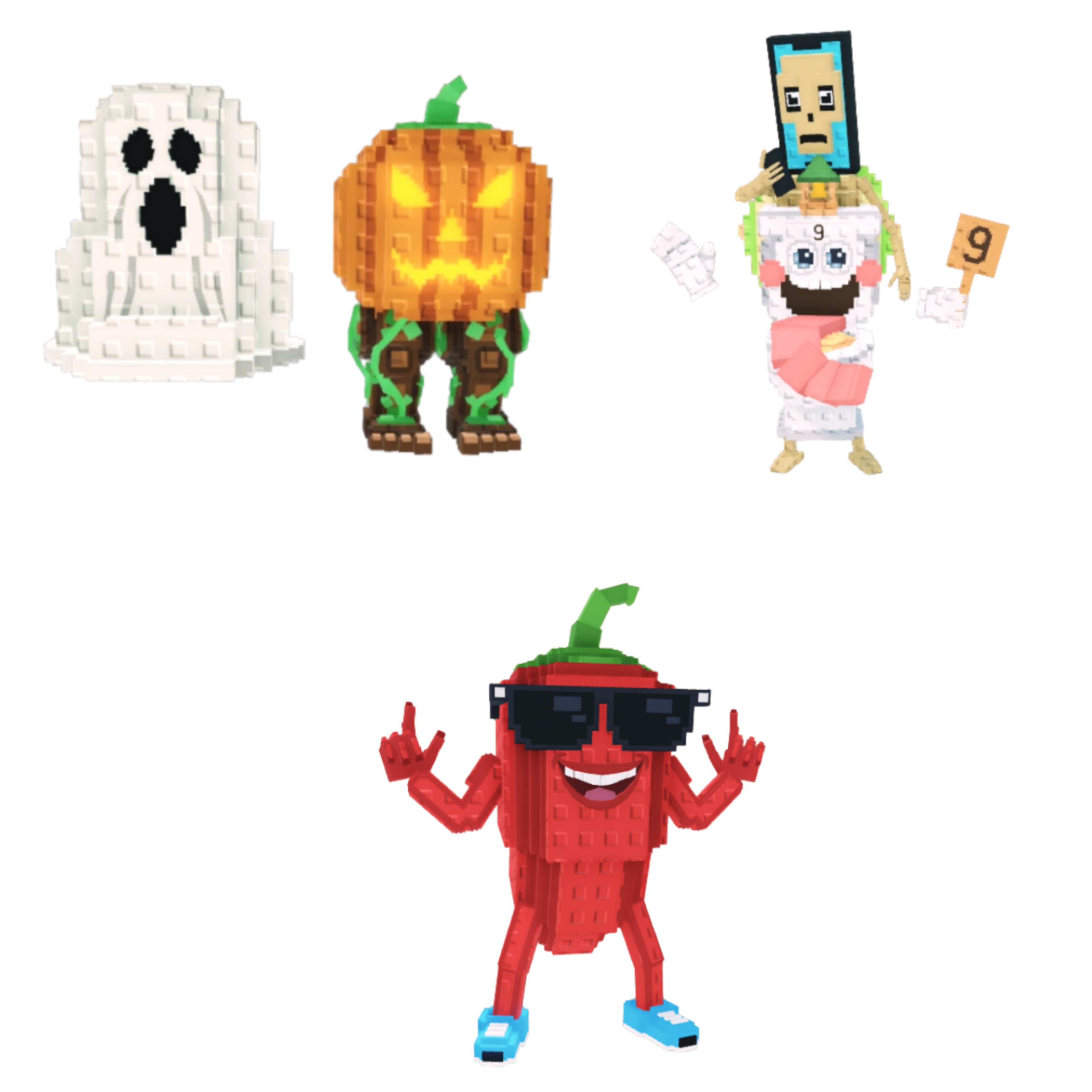 [BUNDLE] - 🐔 1x Spooky and Pumpky 🐔 1x Chillin Chili 🐔 1x La Secret Combinasion