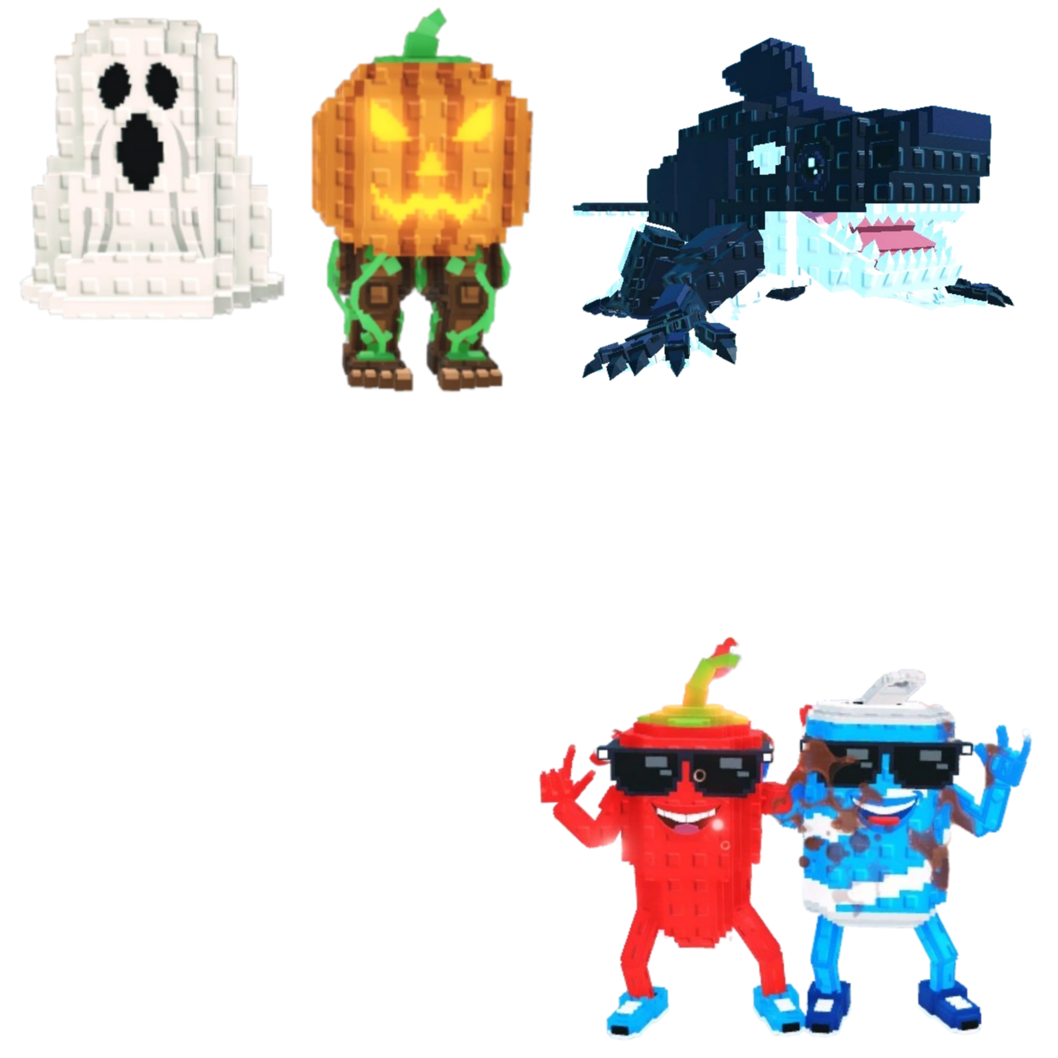 [BUNDLE] - 🍶 1x Spooky And Pumpky 🍶 1x Orcaledon 🍶 1x Swaggy bros