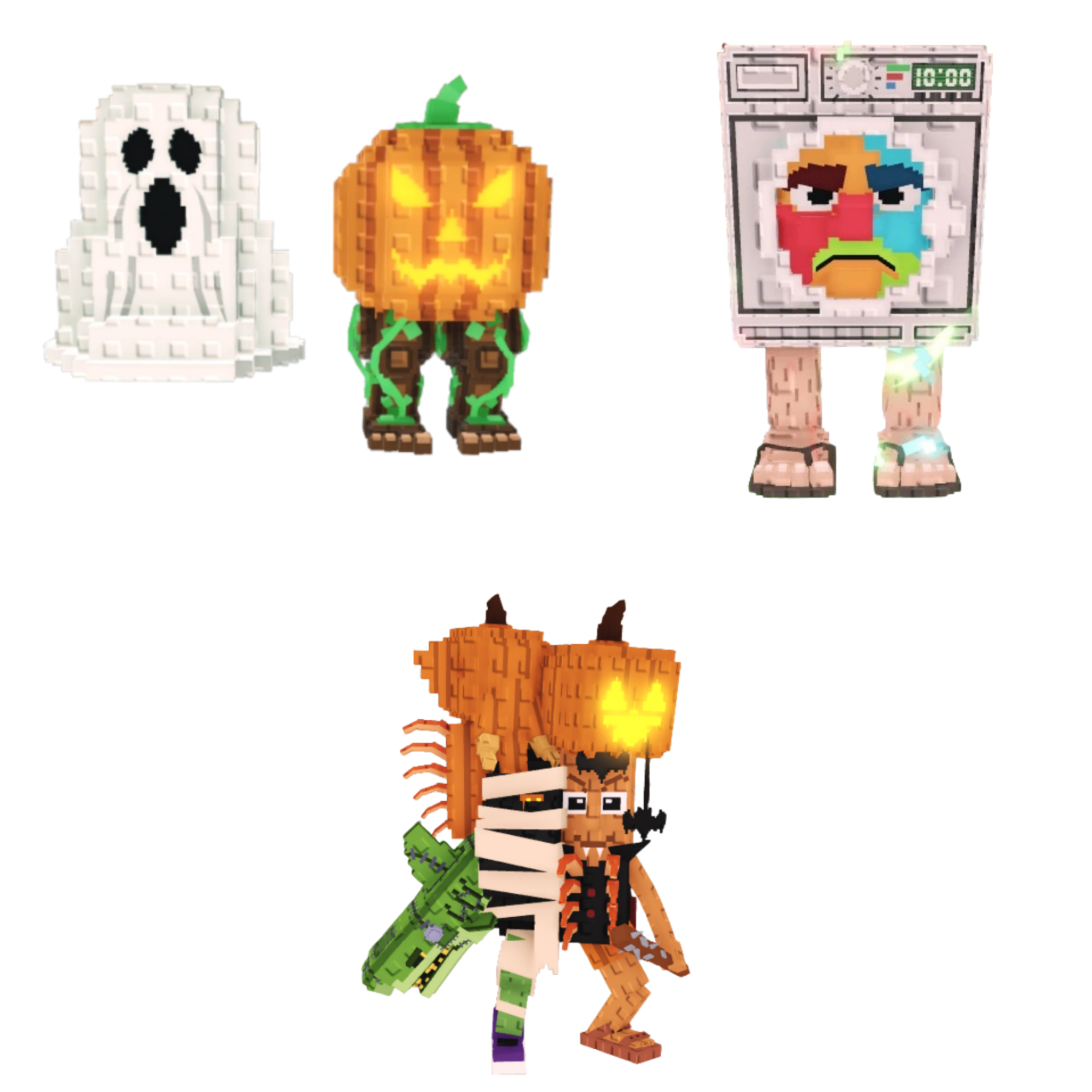 [BUNDLE] - 🐥 1x Spooky and Pumpky 🐥 1x Lavadorito Spinito 🐥 1x La Spooky Grande