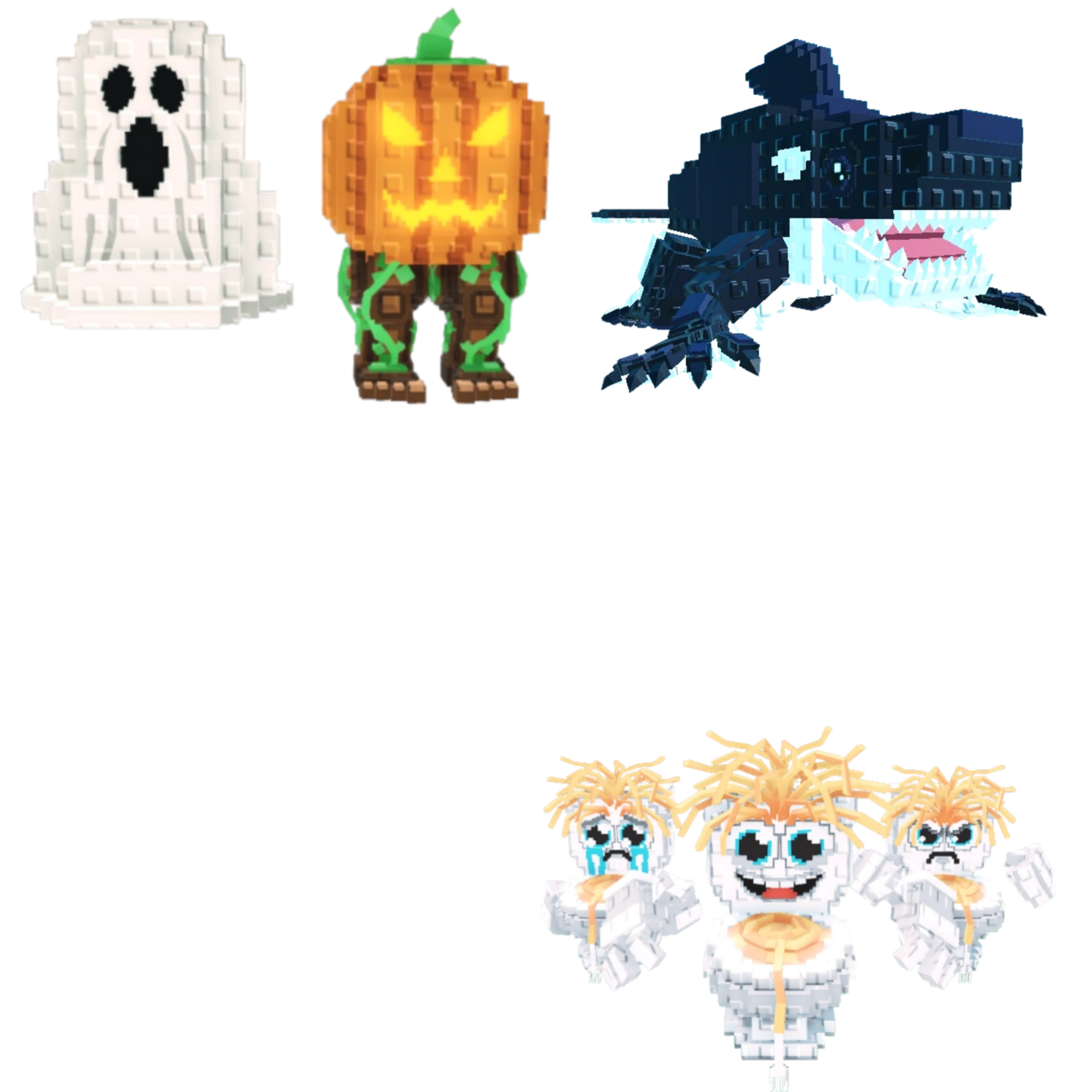 [BUNDLE] - 🍸 1x Spooky And Pumpky 🍸 1x Orcaledon 🍸 1x Los Spaghettis