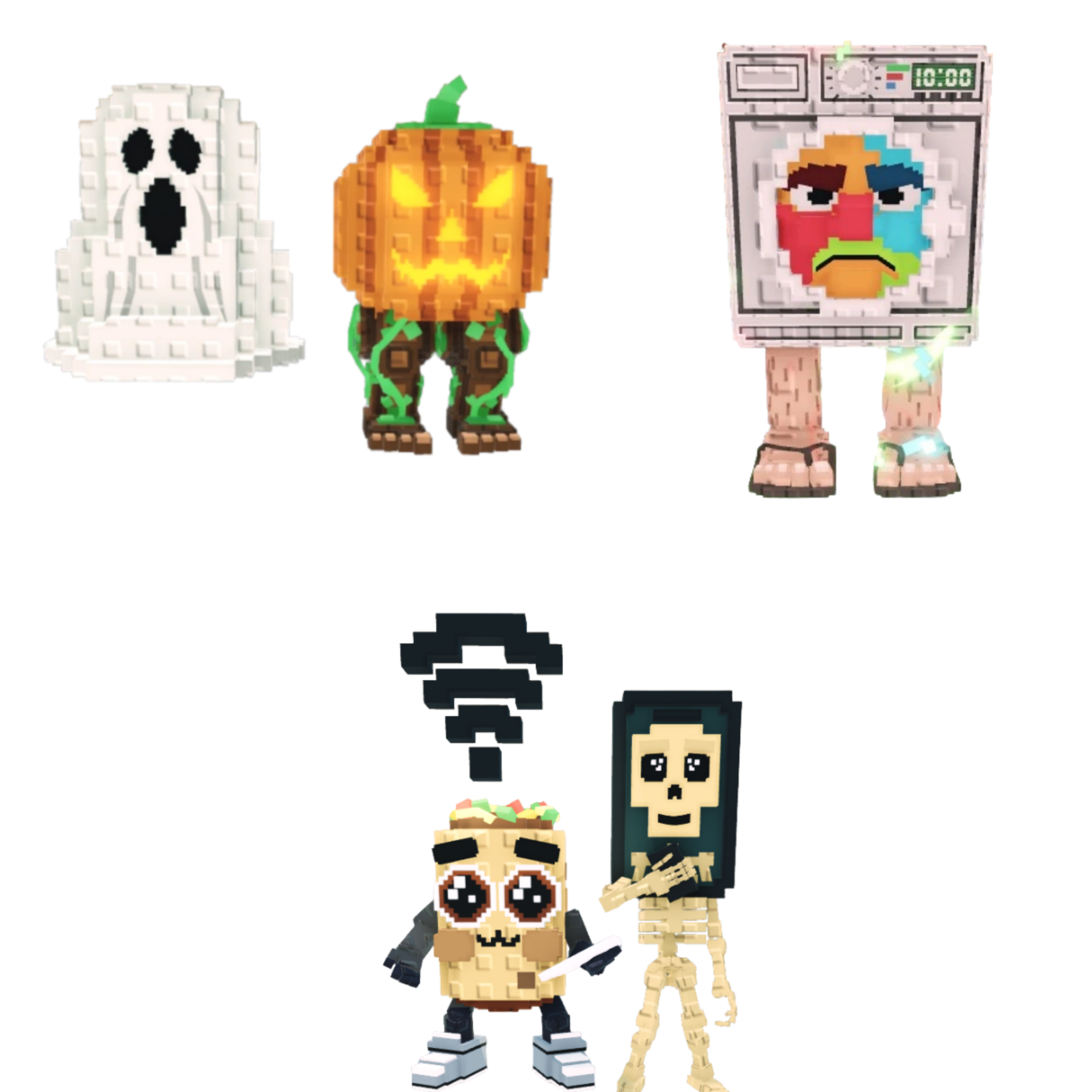 [BUNDLE] - 🐳 1x Spooky and Pumpky 🐳 1x Lavadorito Spinito 🐳 1x Los Mobilis