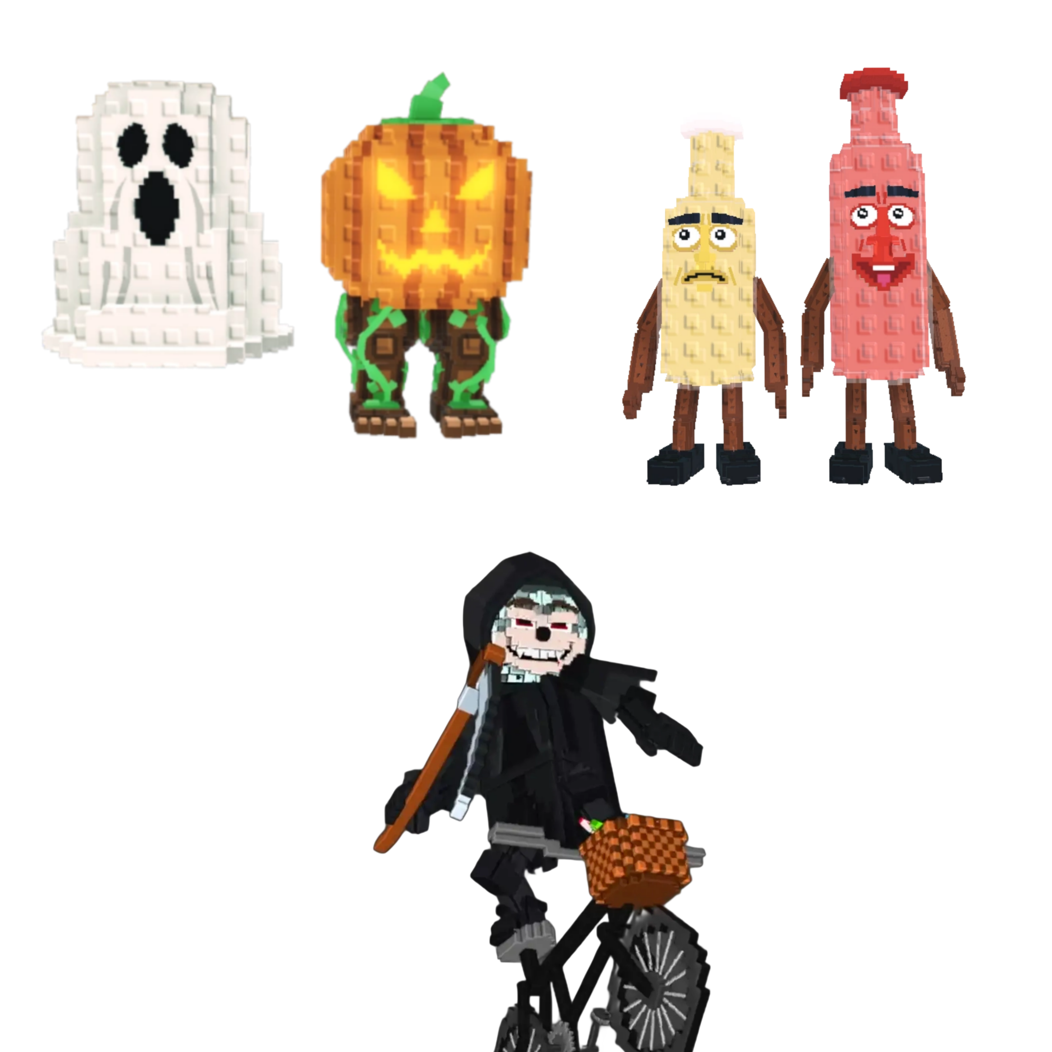 [BUNDLE] - 🐙 1x Spooky and Pumpky 🐙 1x Ketchuru and Musturu 🐙 1x Mieteteira Bicicleteira