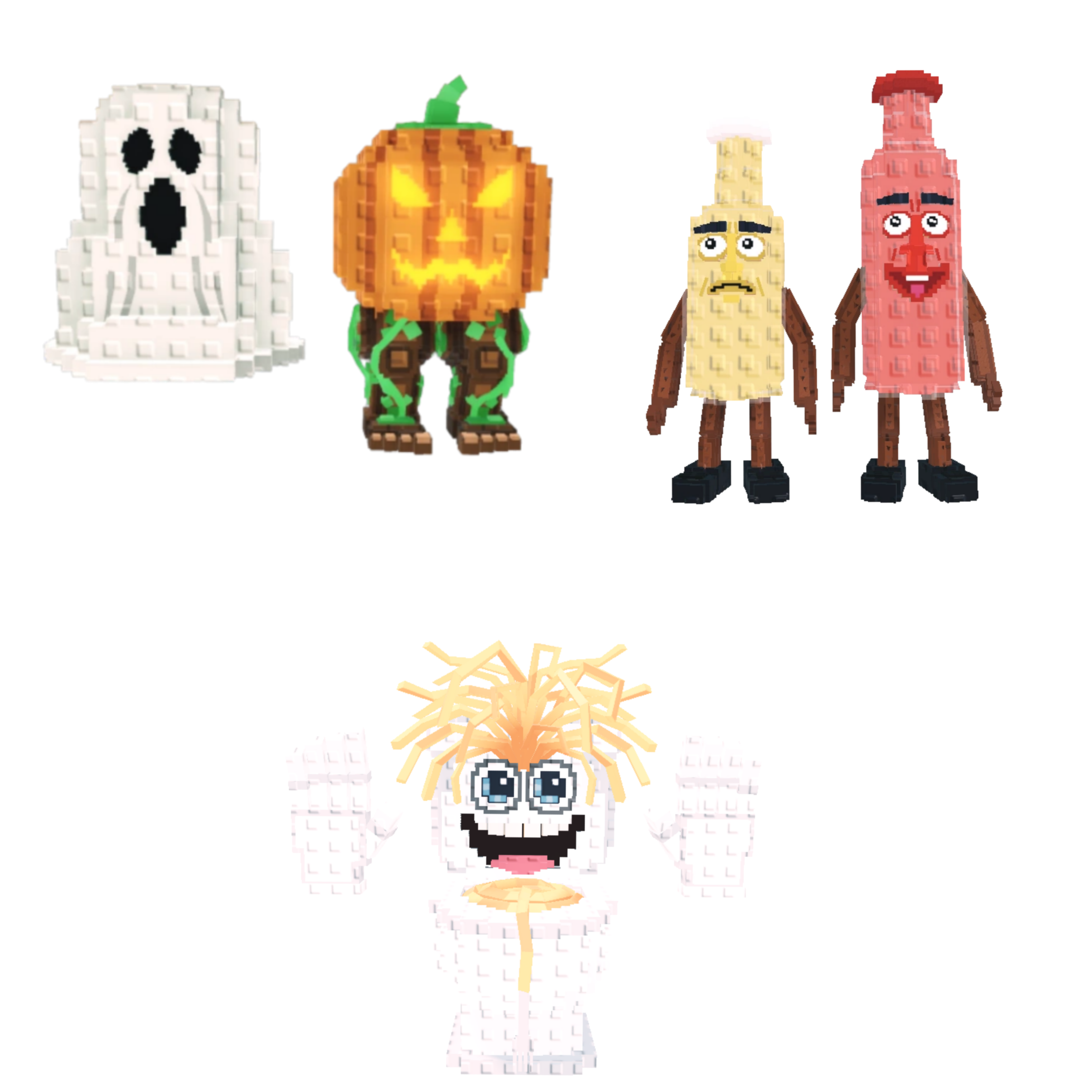 [BUNDLE] - 🐞 1x Spooky and Pumpky 🐞 1x Ketchuru and Musturu 🐞 1x Spaghetti Tualetti