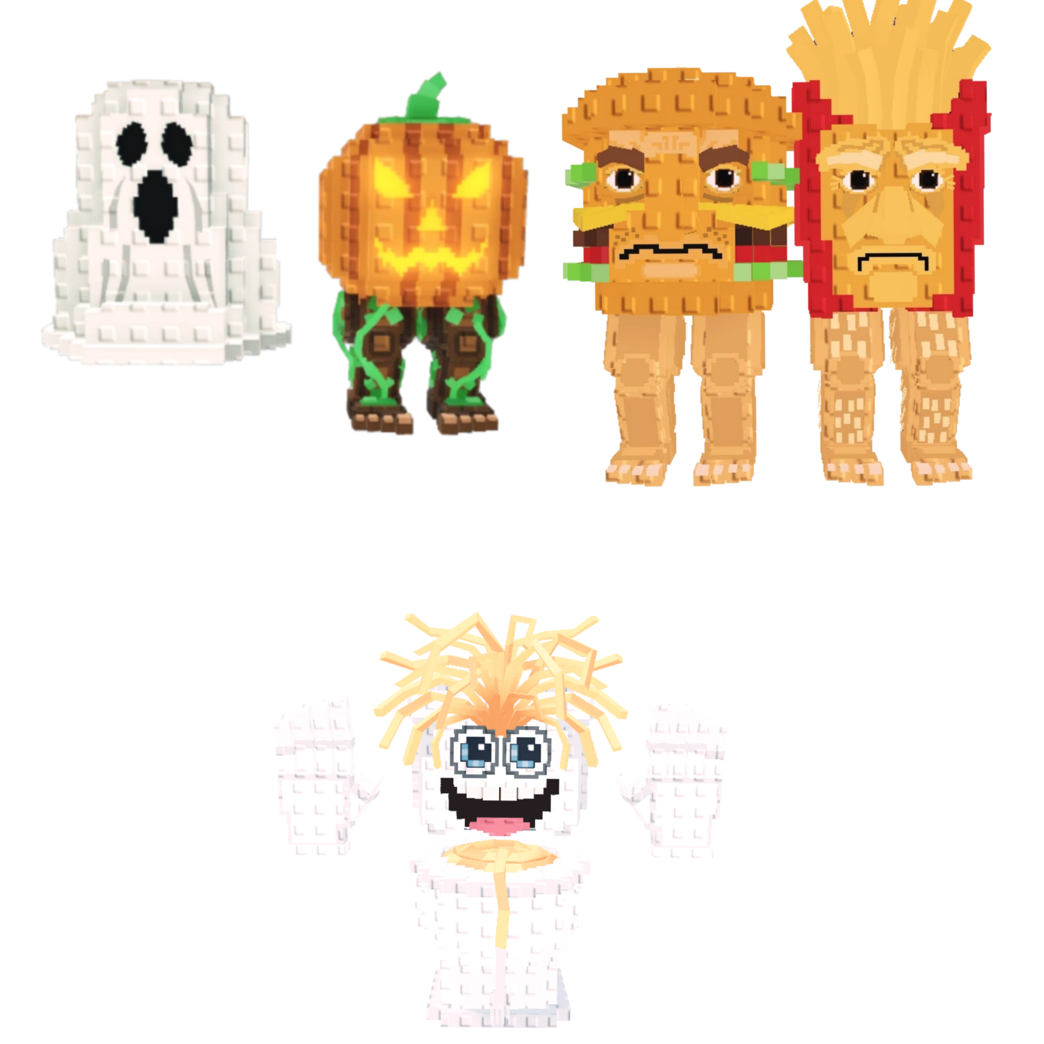 [BUNDLE] - 🦂 1x Spooky and Pumpky 🦂 1x Burguro And Fryuro 🦂 1x Spaghetti Tualetti
