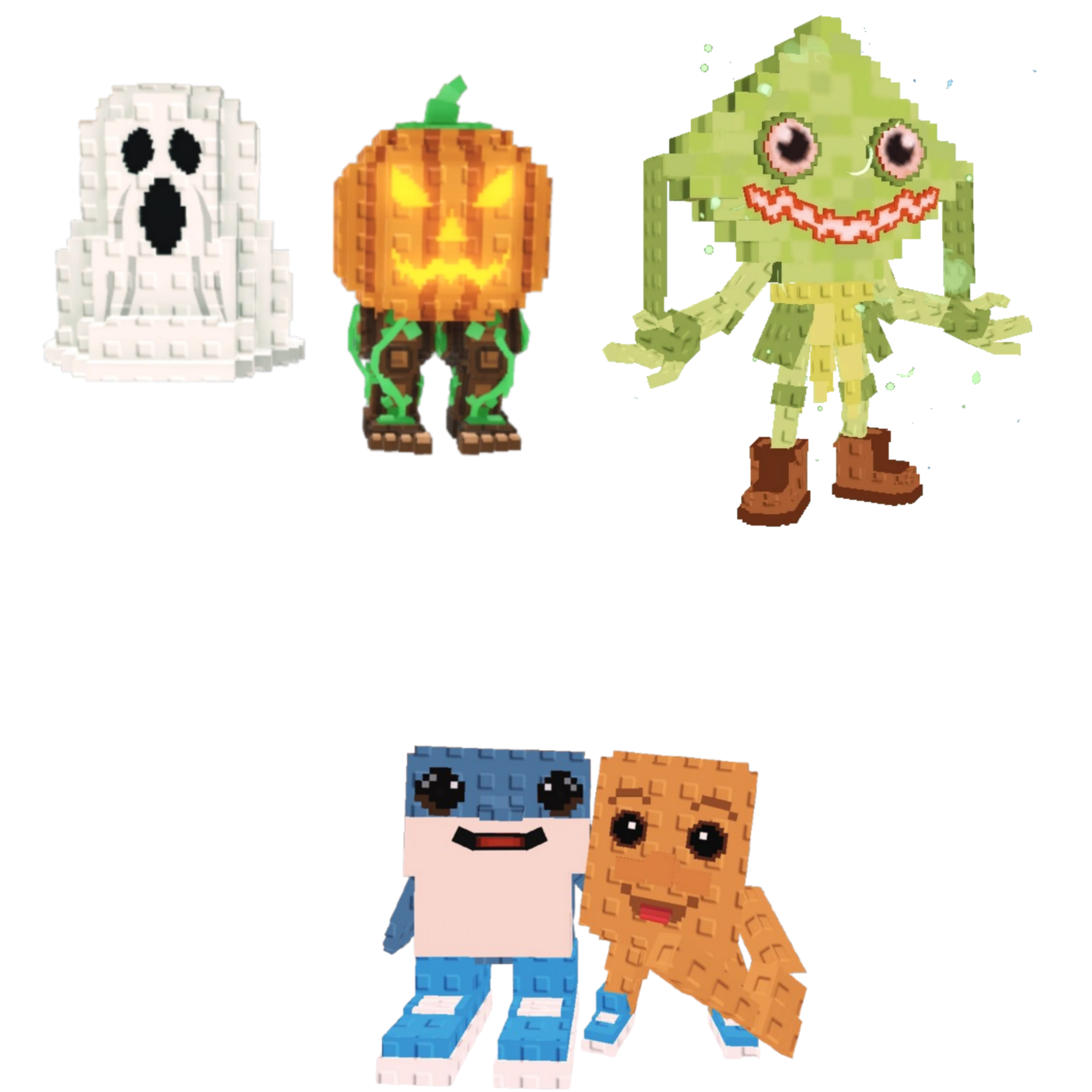 [BUNDLE] - 💐 1x Spooky and Pumpky 💐 1x Los Bros 💐 1x Ketupat Kepat