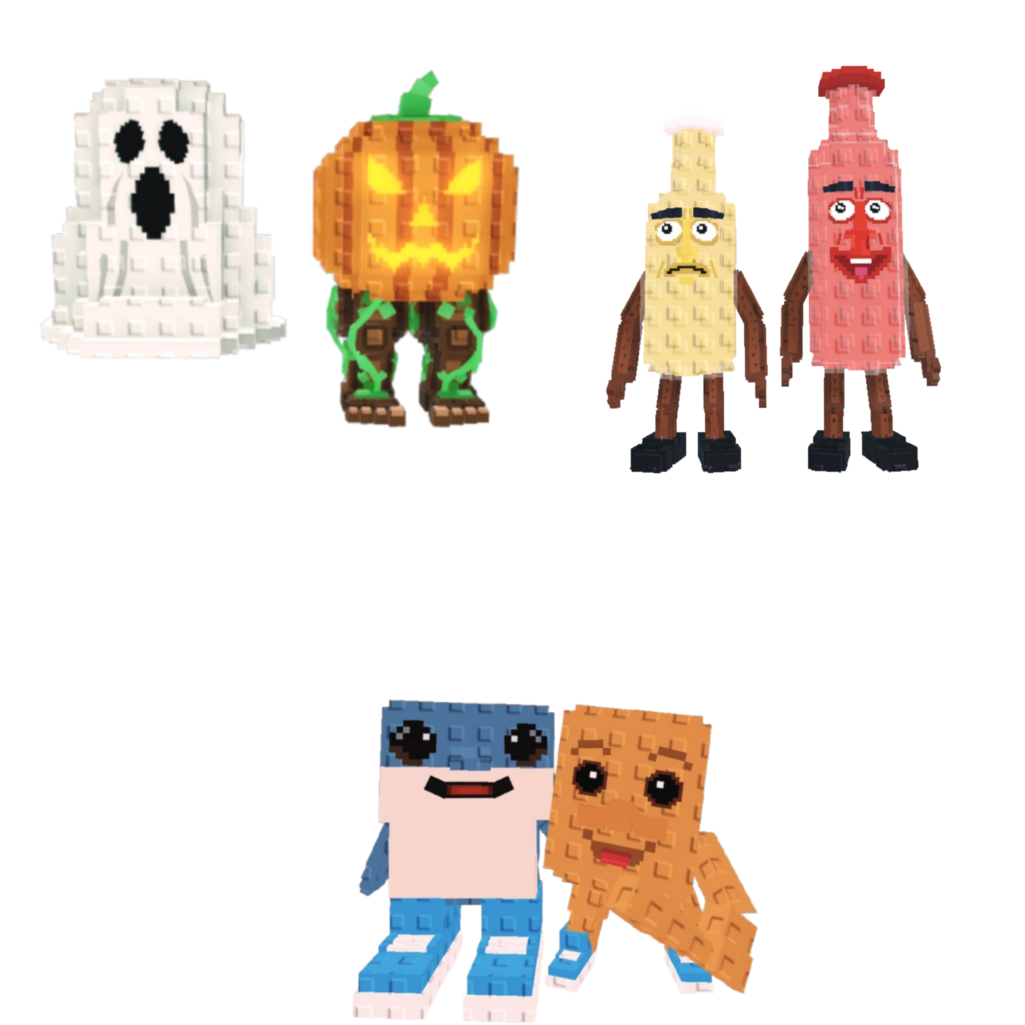 [BUNDLE] - 💮 1x Spooky and Pumpky 💮 1x Ketchuru and Musturu 💮 1x Los Bros