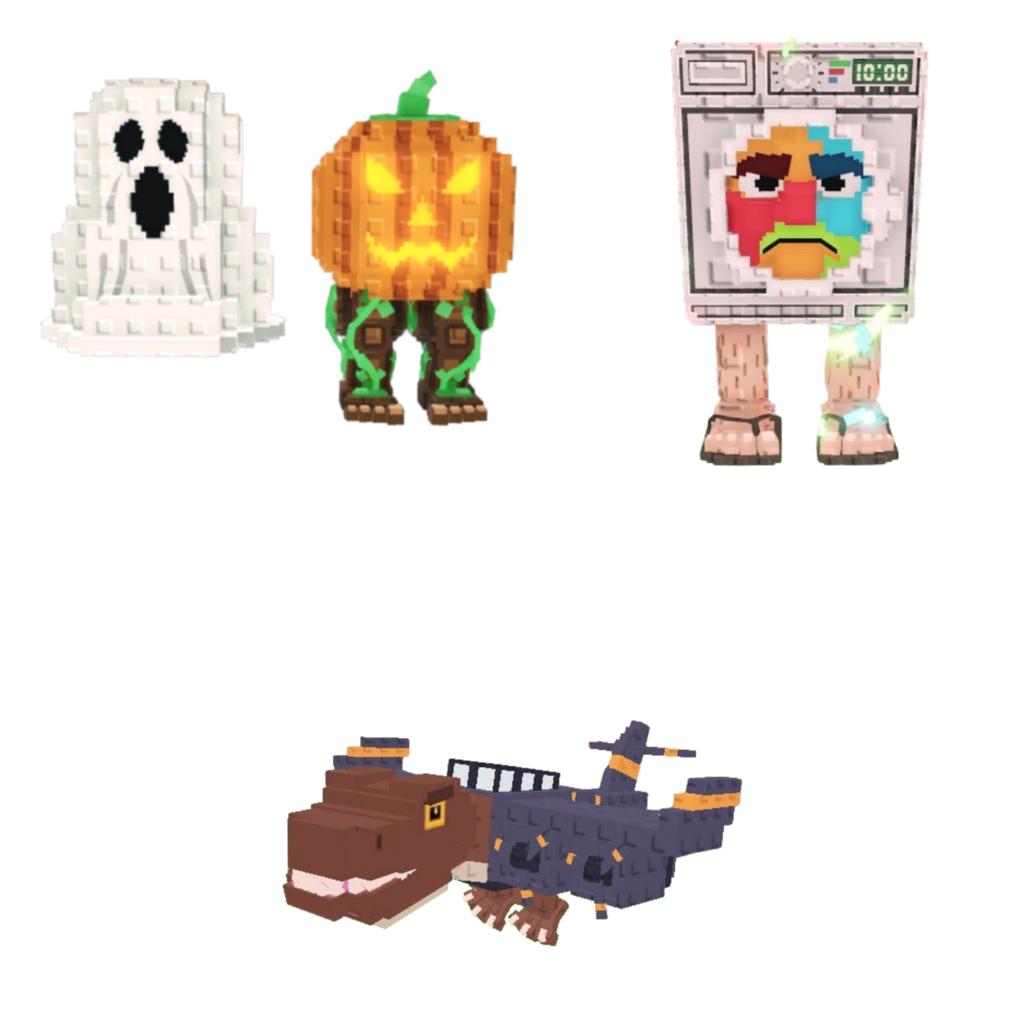 [BUNDLE] - 🌻 1x Spooky and Pumpky 🌻 1x Lavadorito Spinito 🌻 1x Nuclearo Dinossauro