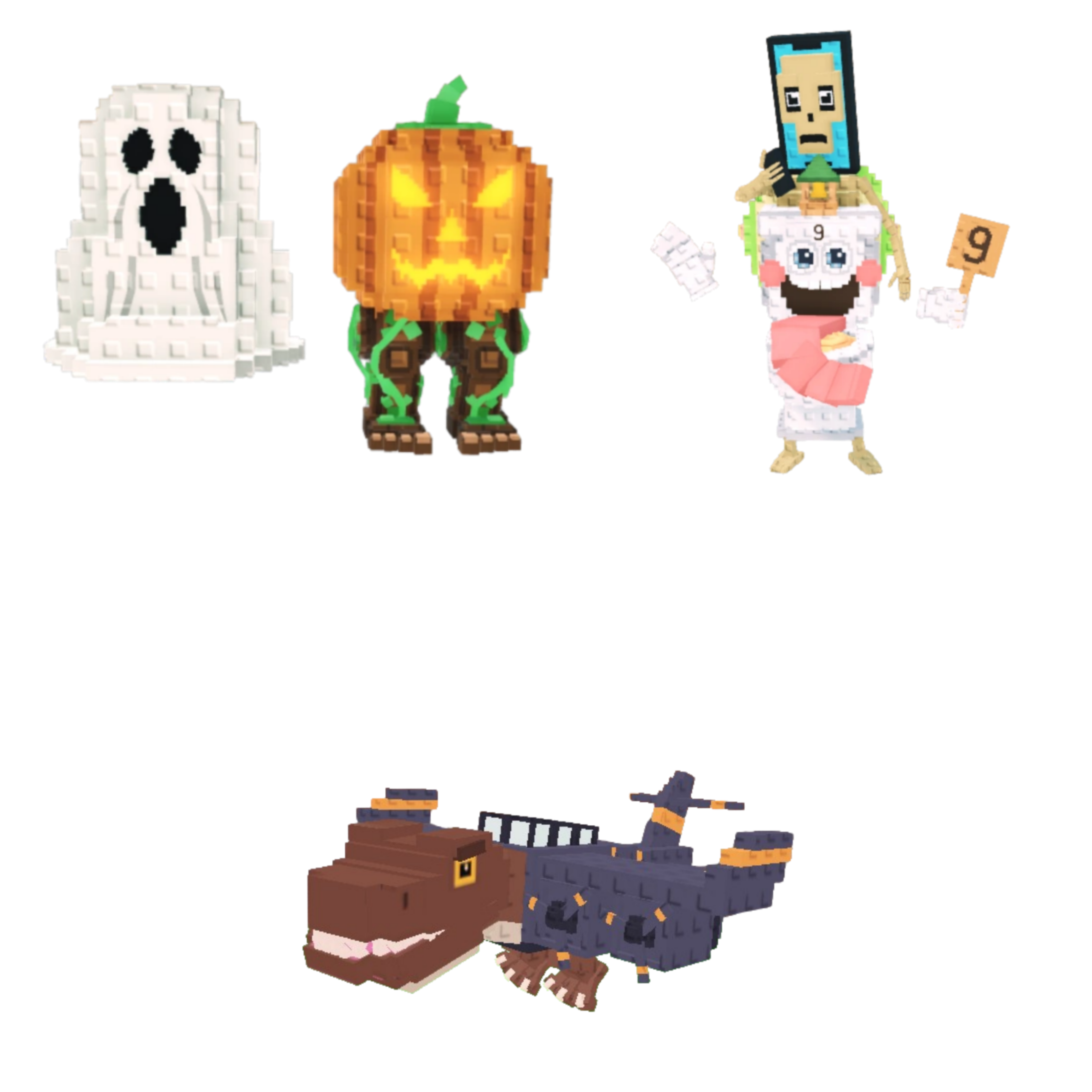 [BUNDLE] - 🌷 1x Spooky and Pumpky 🌷 1x La Secret Combinasion 🌷 1x Nuclearo Dinossauro