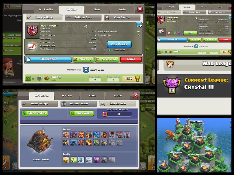 Level:24 ✦[ Your Right ]✦ CP: 9 ✦ League: Crystal 3 ✦ Rarest English Name Clan ✦ Fastest Delivery ➤ No.73