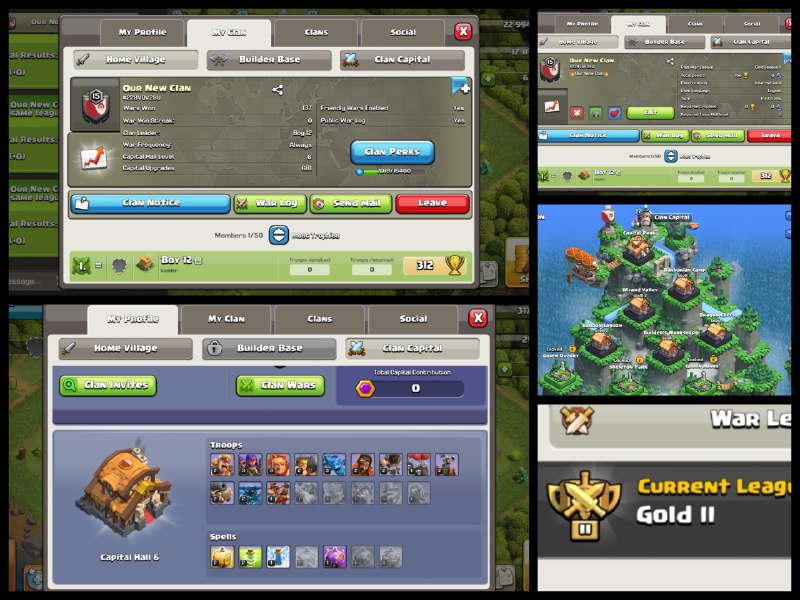 Level:15 ✦ Name: Our New Clan ✦ CP: 6 ✦ League: Gold 2 ✦ Rarest English Name Clan ✦ Fastest Delivery ➤ No.74