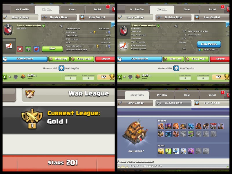 Level:14 ✦ Premium Name: Para Commandos ✦ CP: 7 ✦ League: Gold 1 ✦ Rarest English Name Clan ✦ Fastest Delivery ➤ No.58