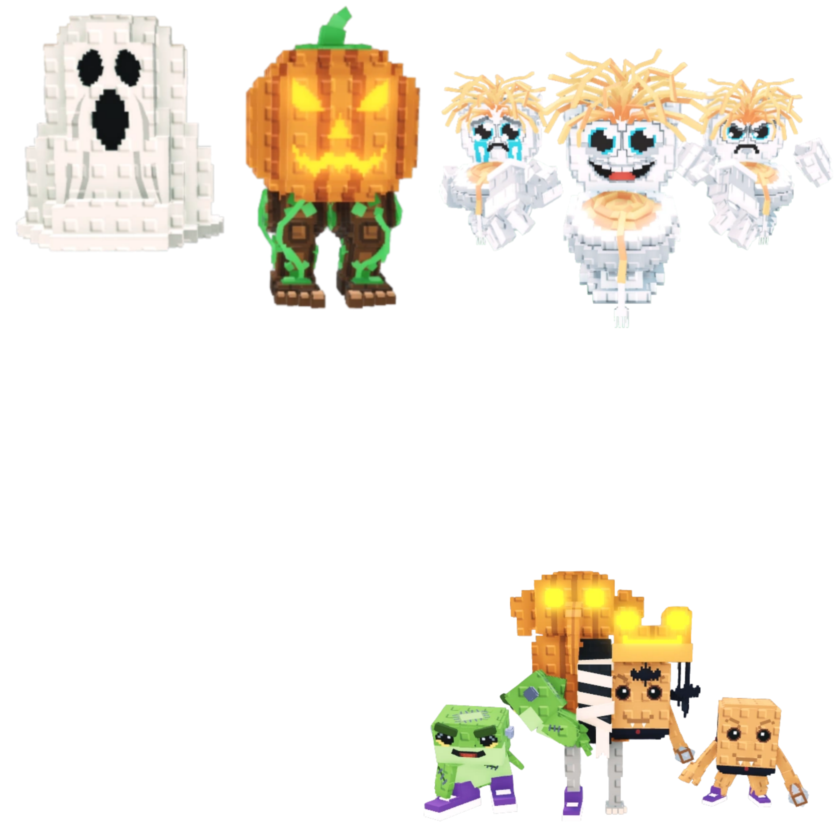 [BUNDLE] - 🍺 1x Spooky And Pumpky 🍺 1x Los Spaghettis 🍺 1x Los Spooky Combinasionas