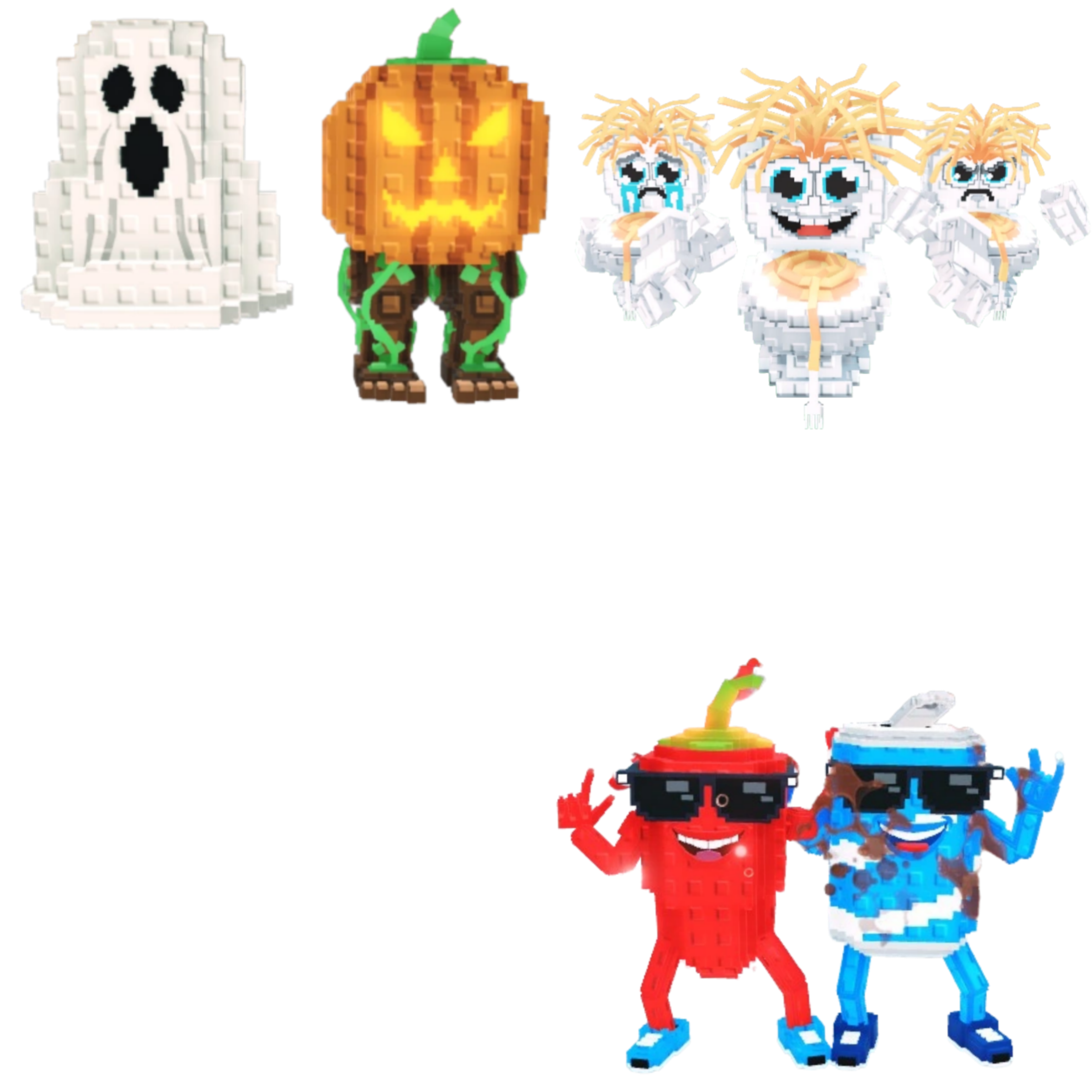 [BUNDLE] - 🥃 1x Spooky And Pumpky 🥃 1x Los Spaghettis 🥃 1x Swaggy Bros