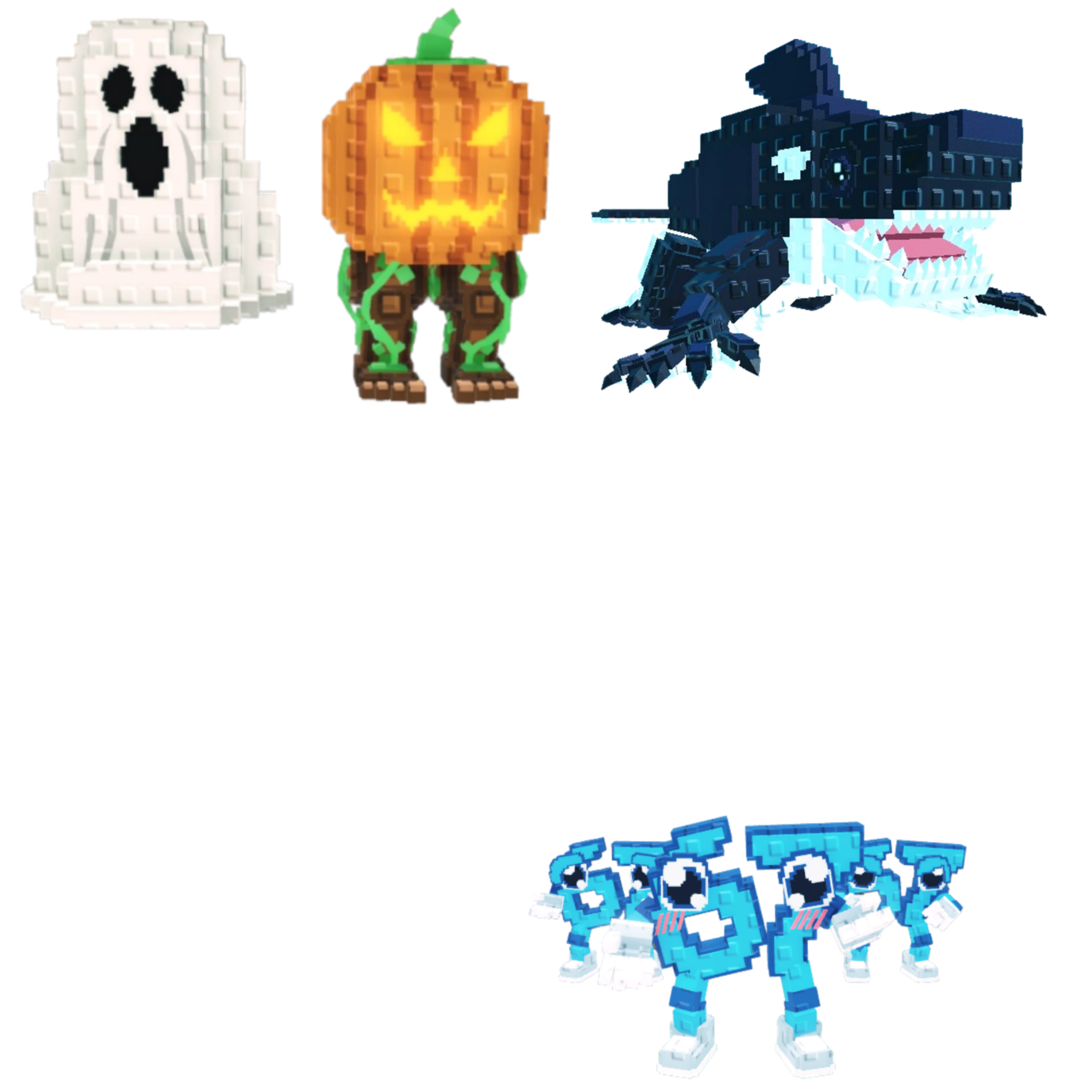 [BUNDLE] - 🍴 1x Spooky And Pumpky 🍴 1x Los 67 (Six Seven) 🍴 1x Orcaledon
