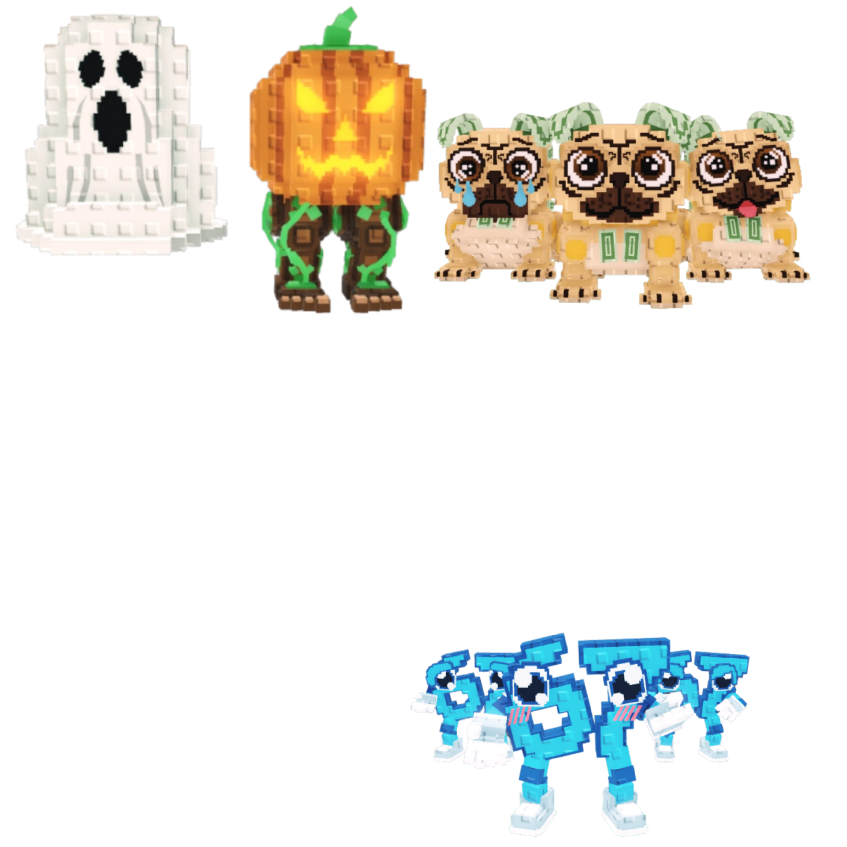[BUNDLE] - 🥄 1x Spooky And Pumpky 🥄 1x Los 67 (Six Seven) 🥄 1x Los Puggies