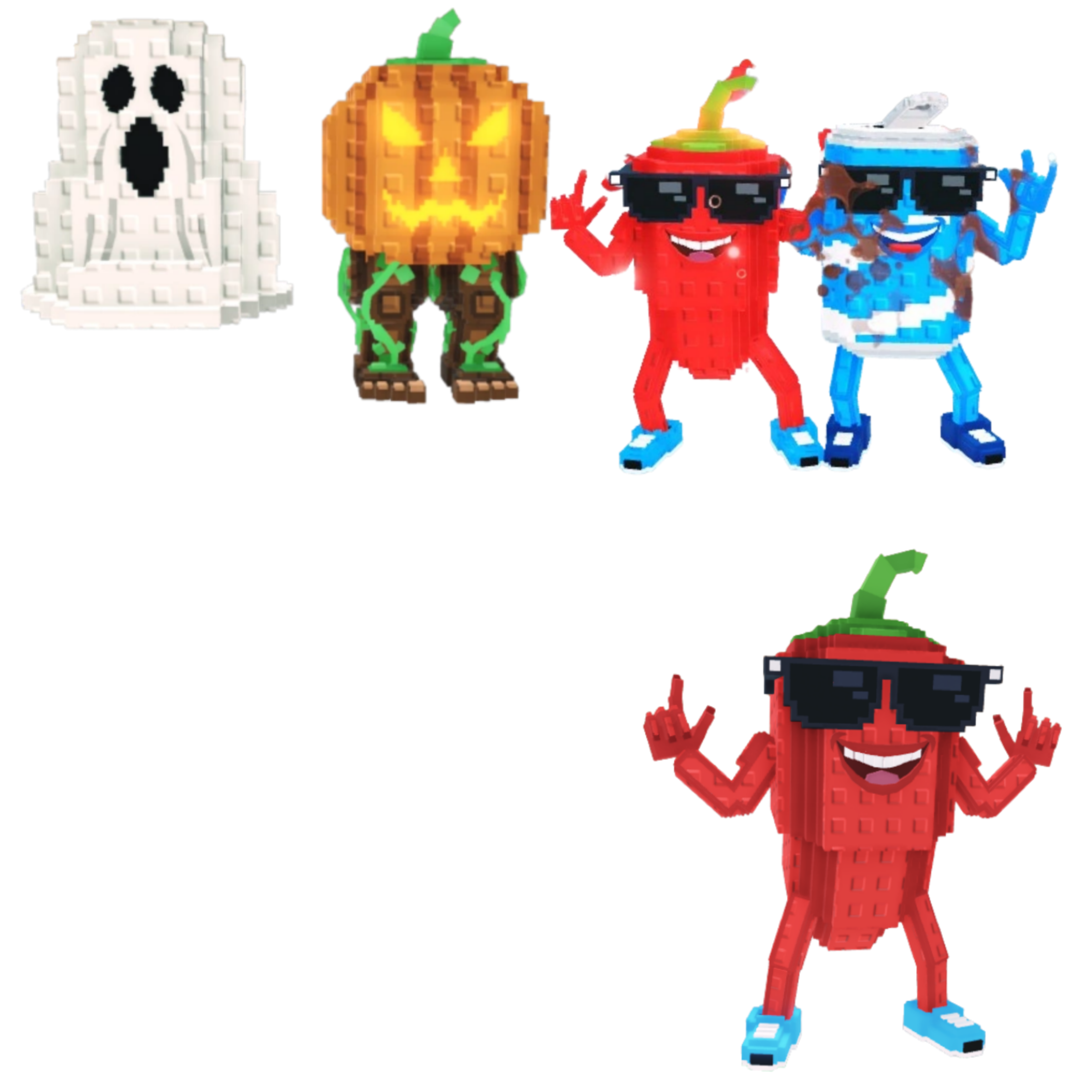 [BUNDLE] - 🏕️ 1x Spooky And Pumpky 🏕️ 1x Chillin Chil 🏕️ 1x Swaggy Bros
