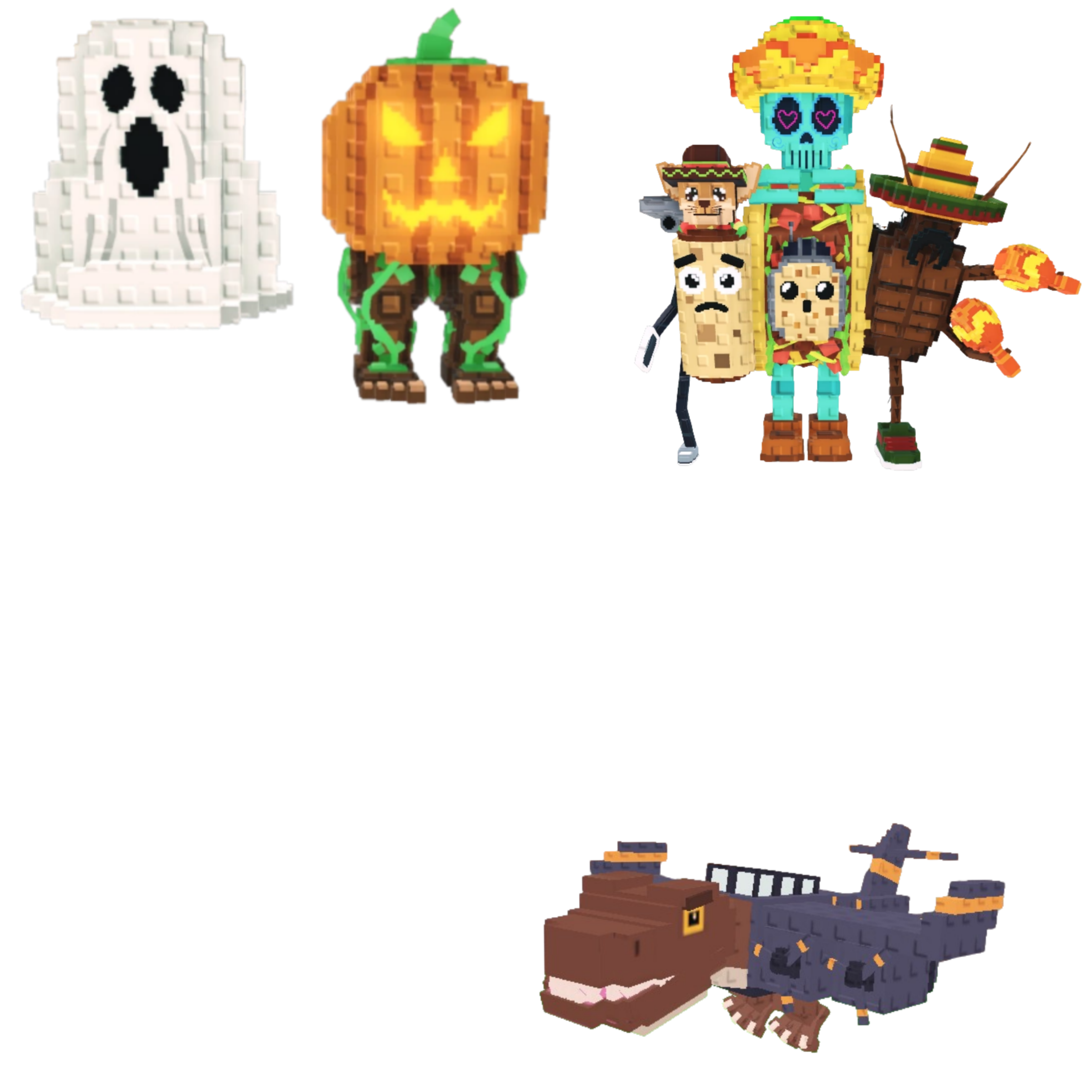 [BUNDLE] - 🏝️ 1x Spooky And Pumpky 🏝️ 1x La Taco Combinasion 🏝️ 1x Nuclearo Dinossauro