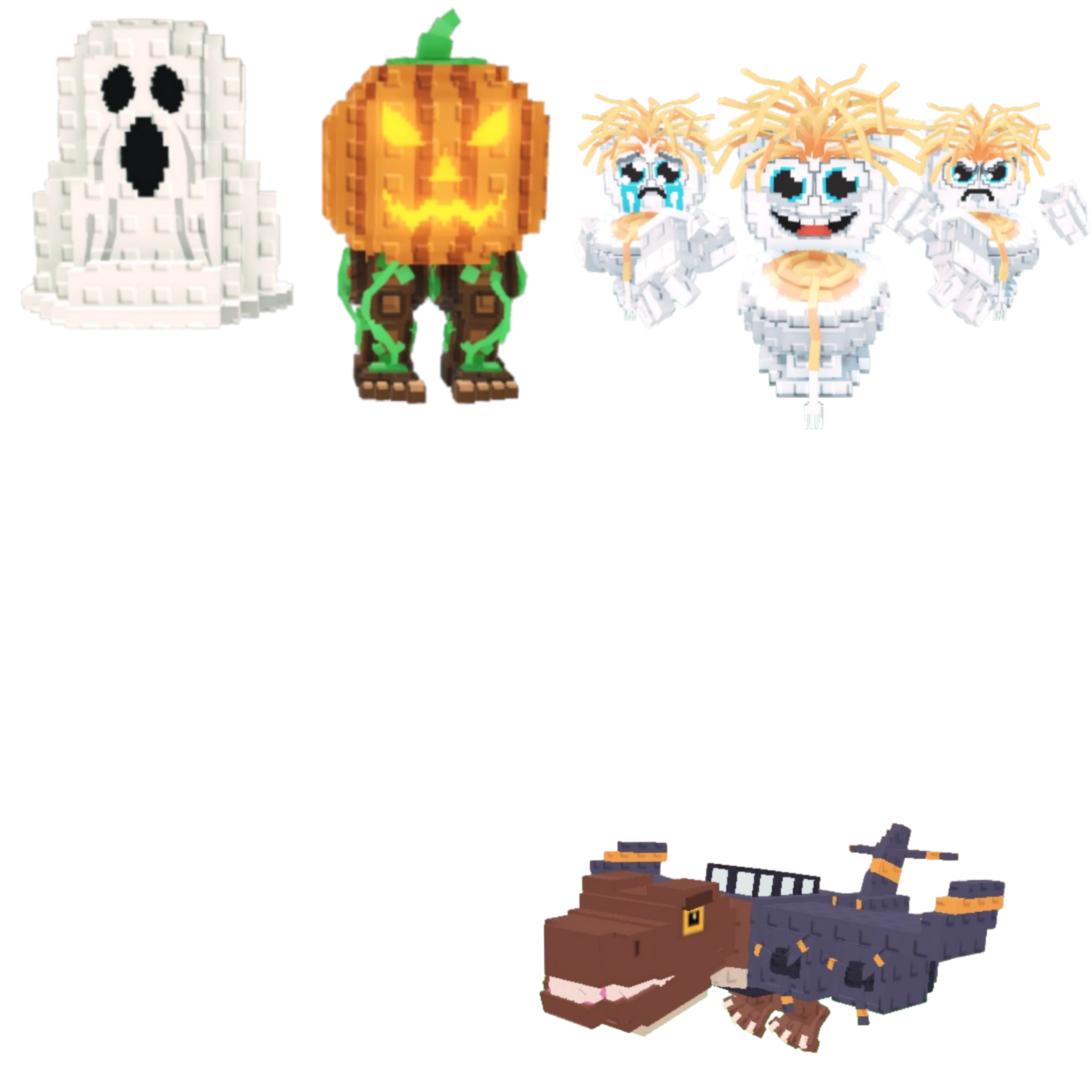 [BUNDLE] - 🏛️ 1x Spooky And Pumpky 🏛️ 1x Nuclearo Dinossauro 🏛️ 1x Los Spaghettis
