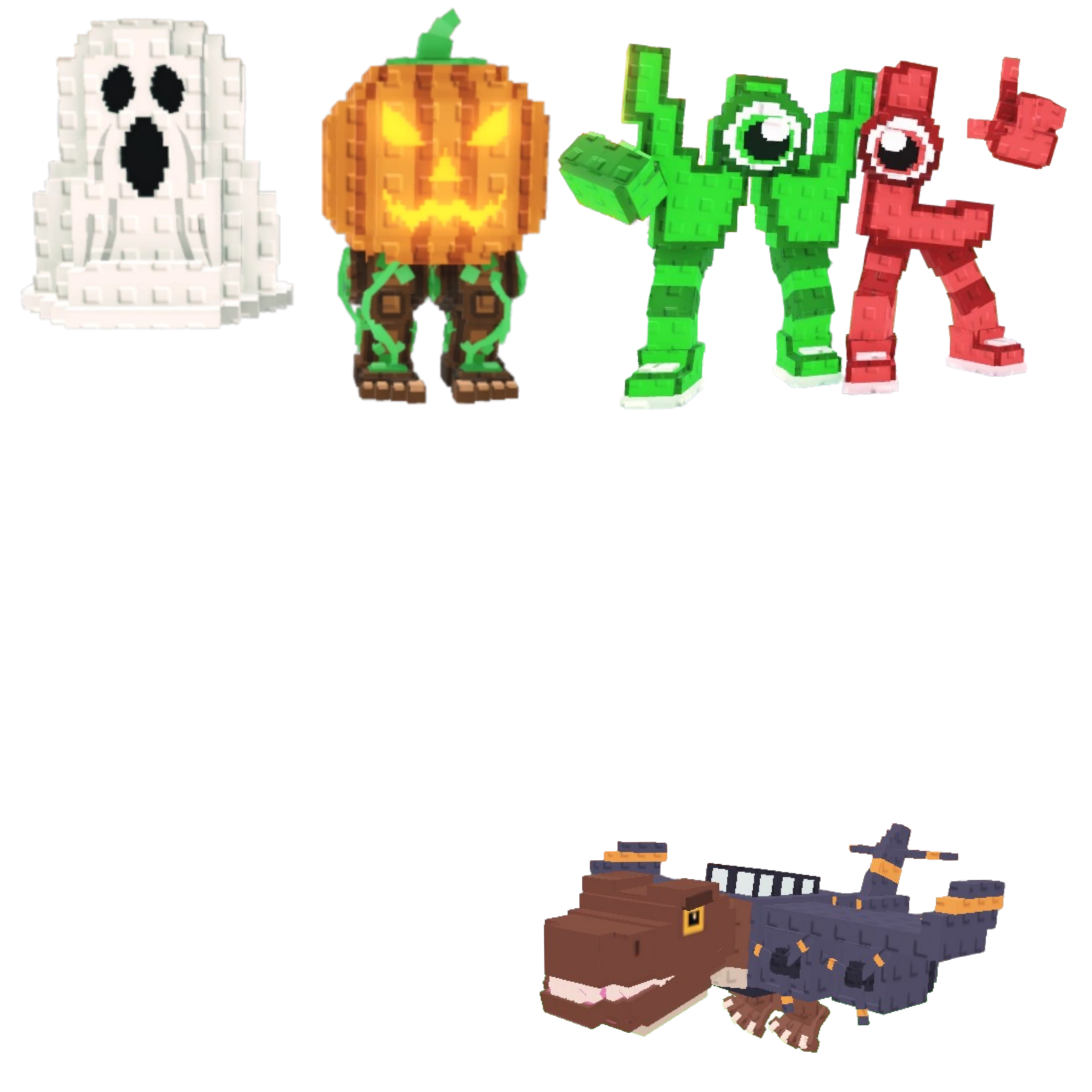 [BUNDLE] - 🏗️ 1x Spooky And Pumpky 🏗️ 1x Nuclearo Dinossauro 🏗️ 1x W or L (WorL)