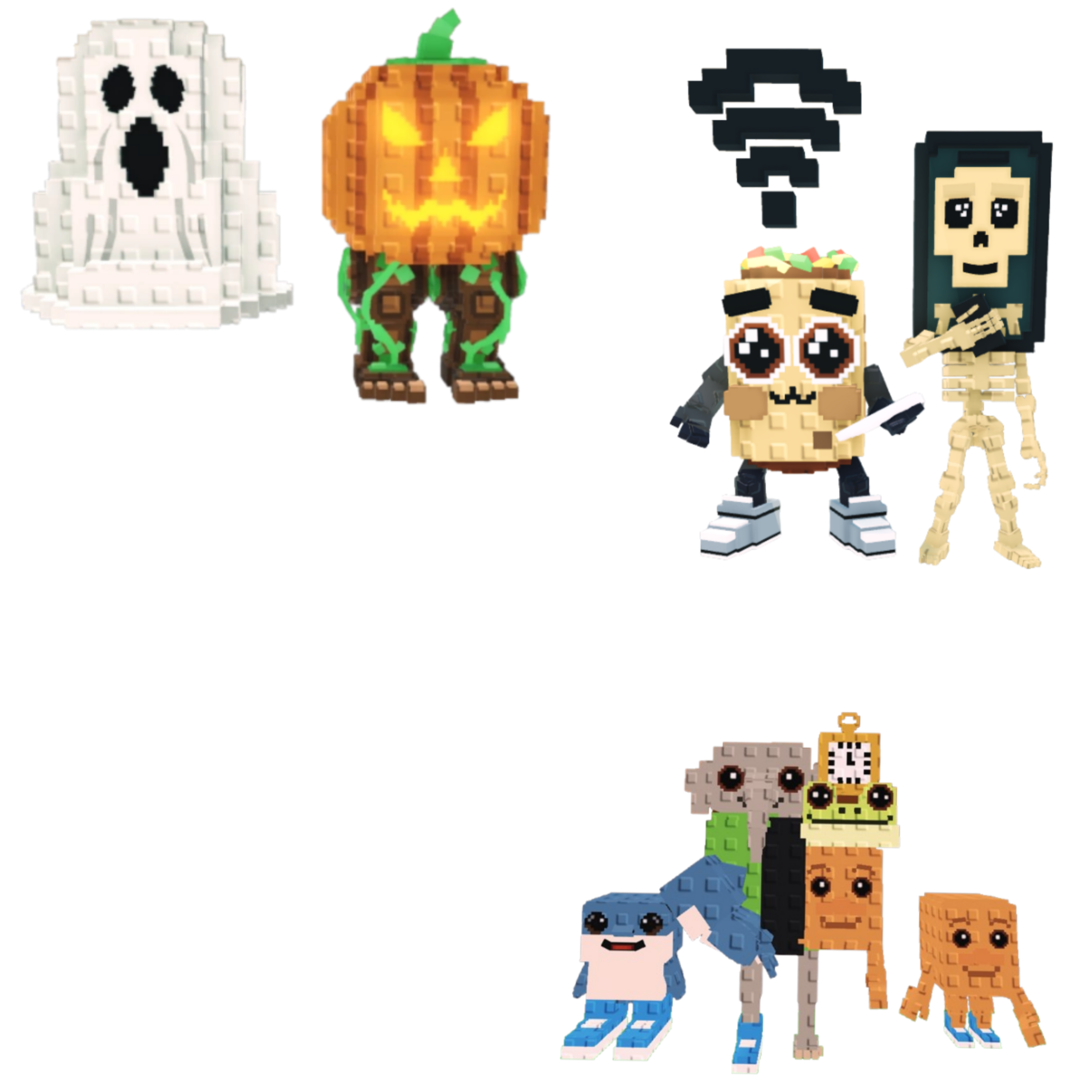 [BUNDLE] - 🌁 1x Spooky And Pumpky 🌁 1x Los Mobilis 🌁 1x Los Combinasionas