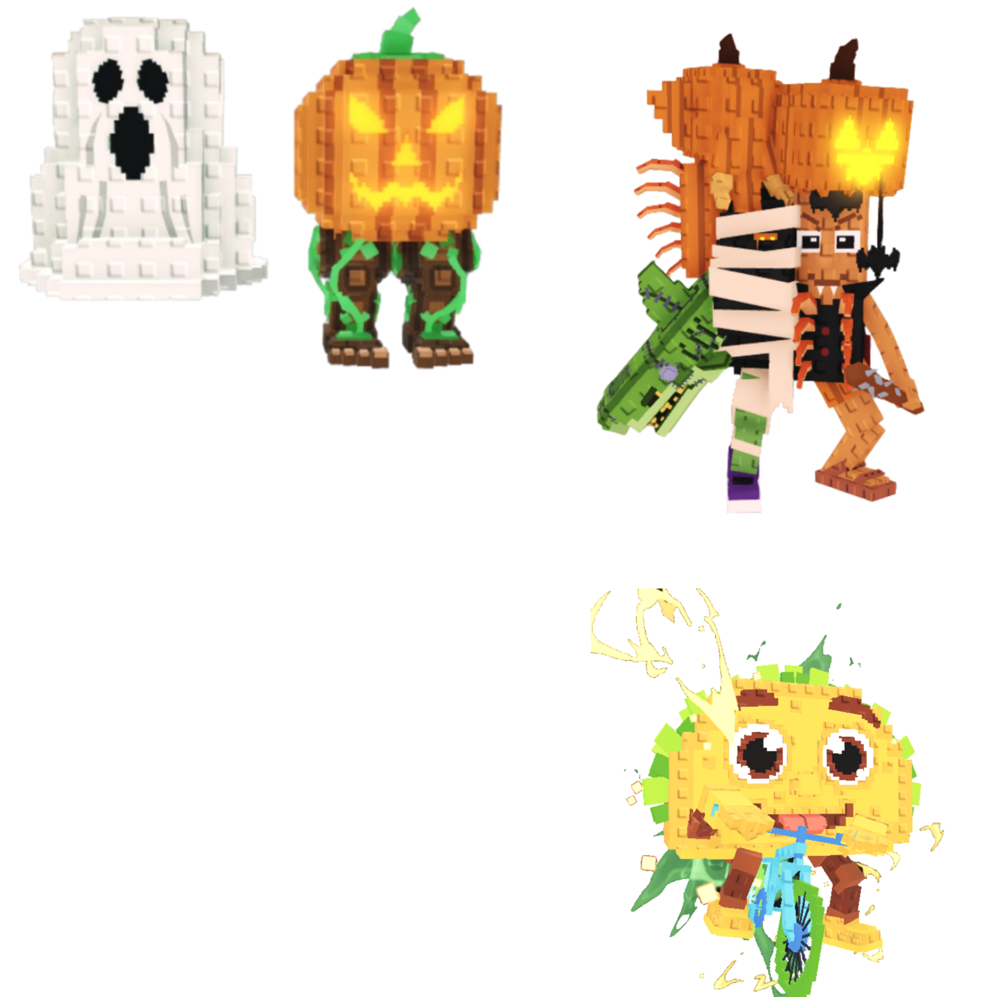 [BUNDLE] - ♨️ 1x Spooky And Pumpky ♨️ 1x La Spooky Grande ♨️ 1x Tacorita Bicicleta
